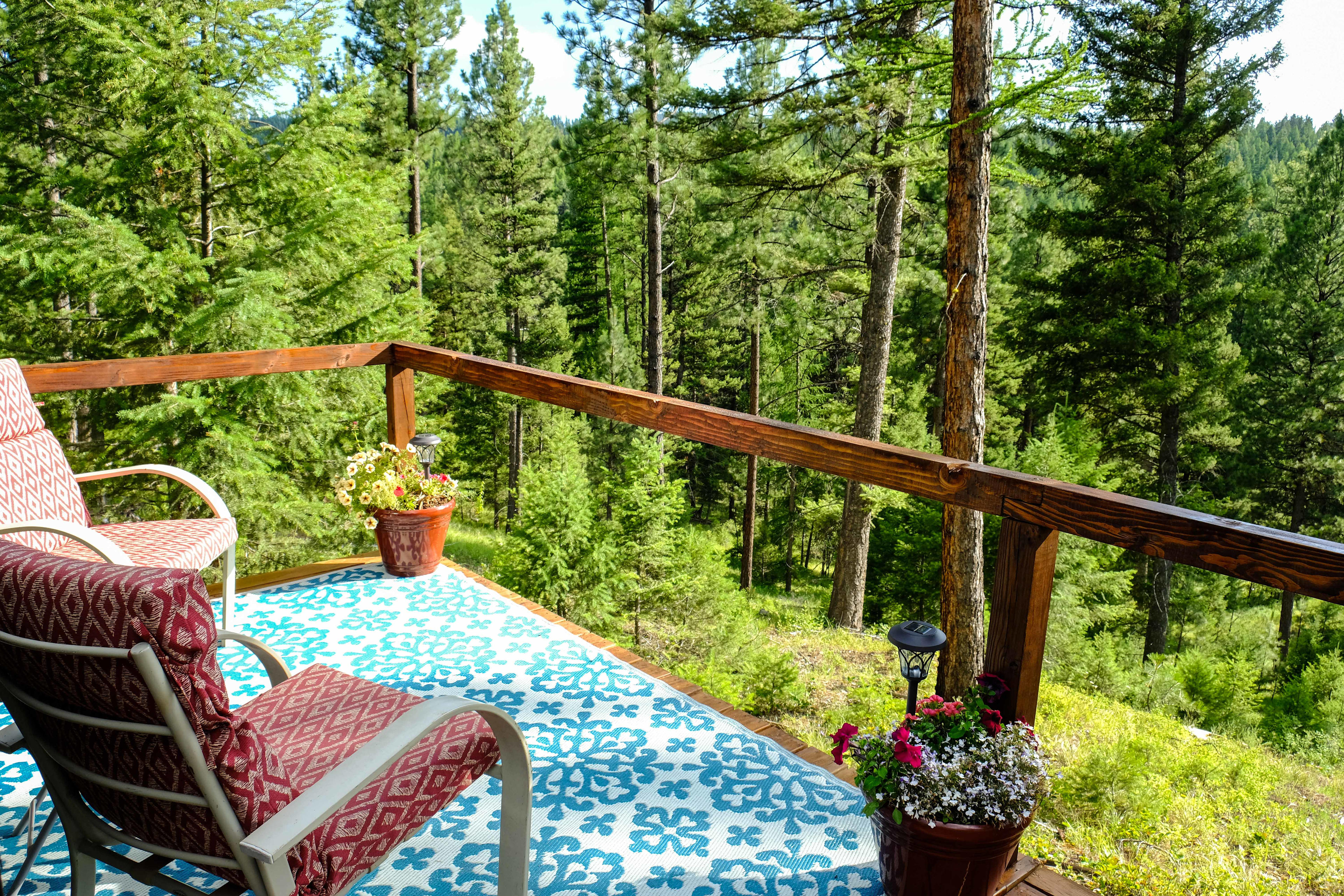 A spacious deck for some well-deserved R&R