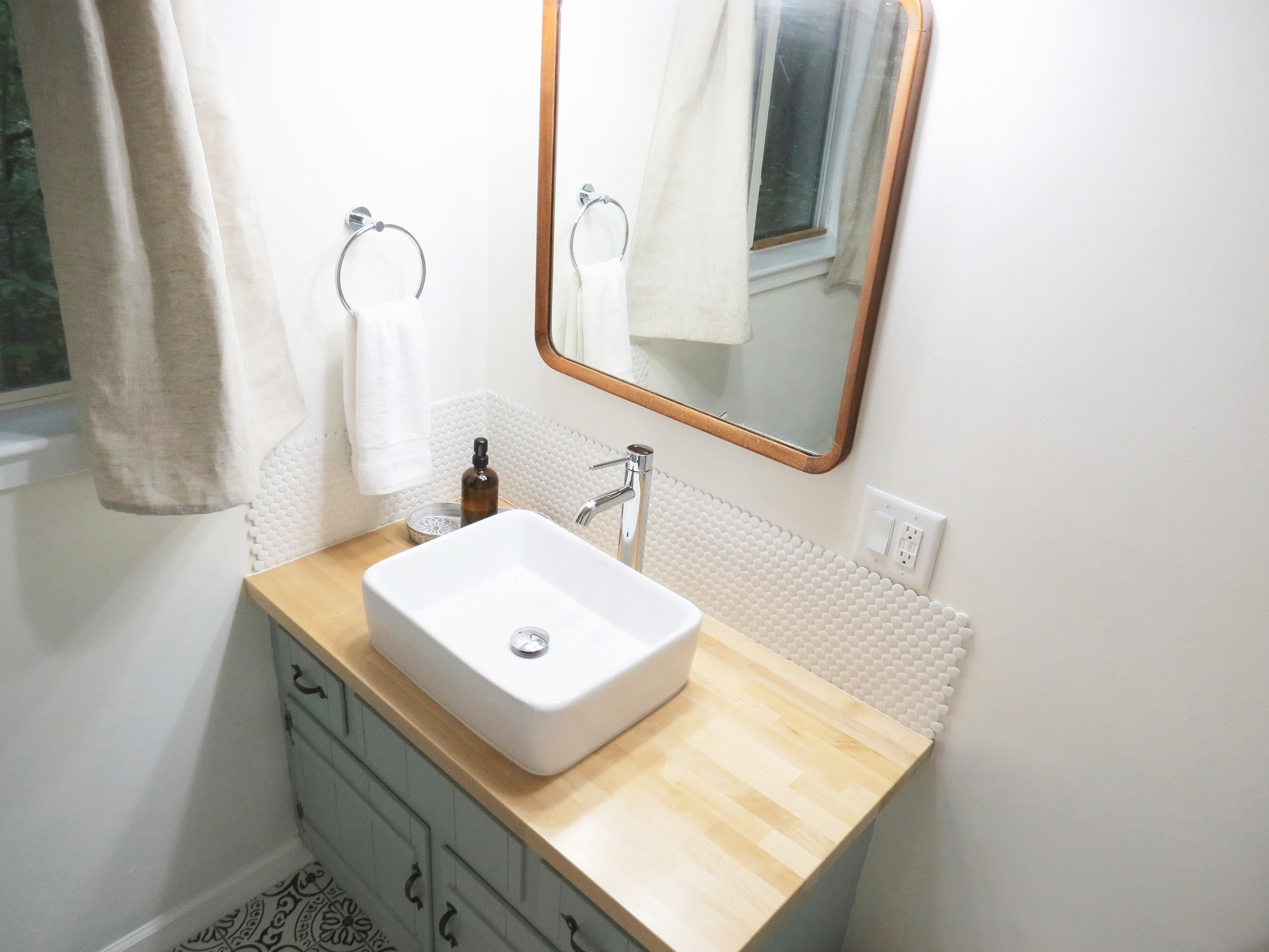 freshly renovated bathroom