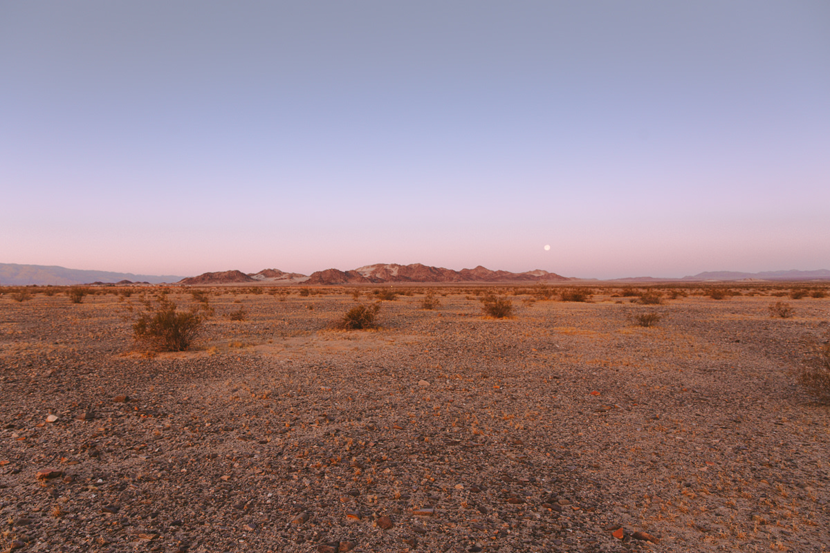 Our sunrise views to the West - so much land for miles