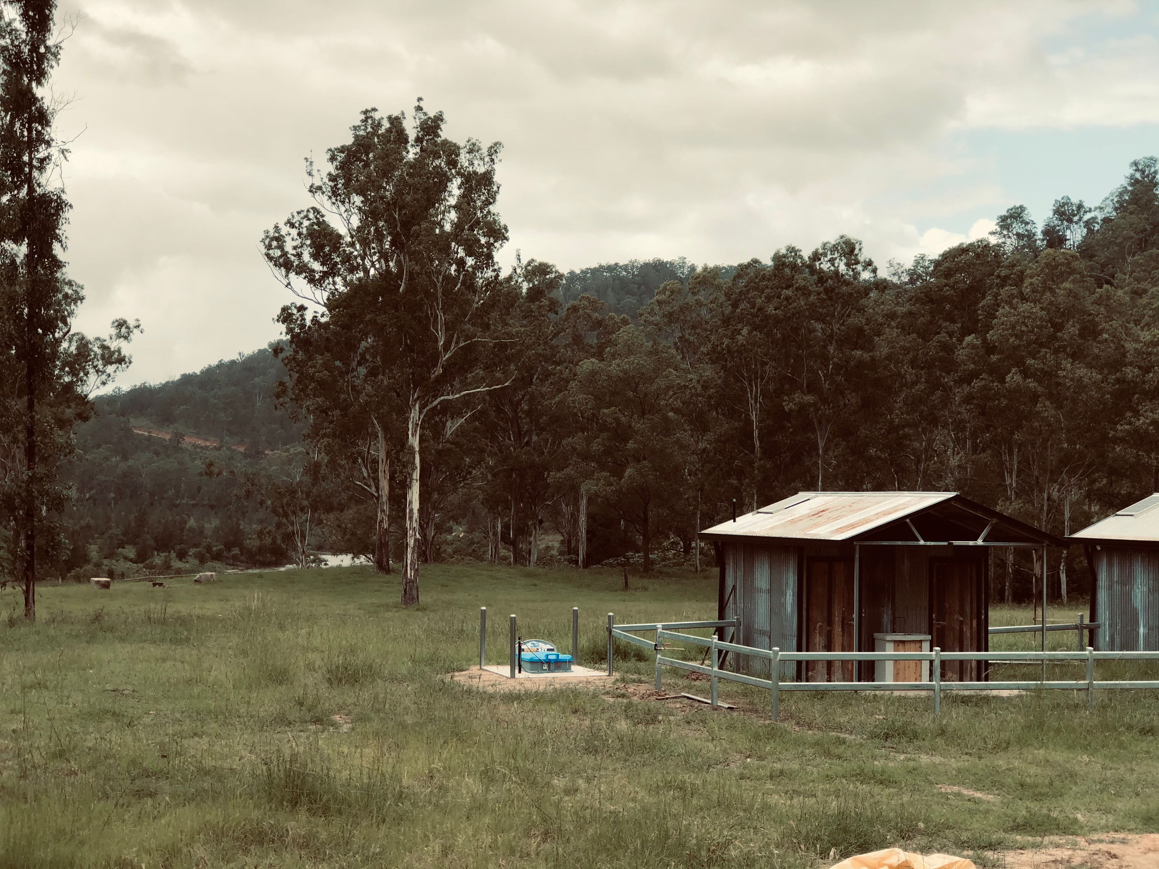 Overlooking the campground