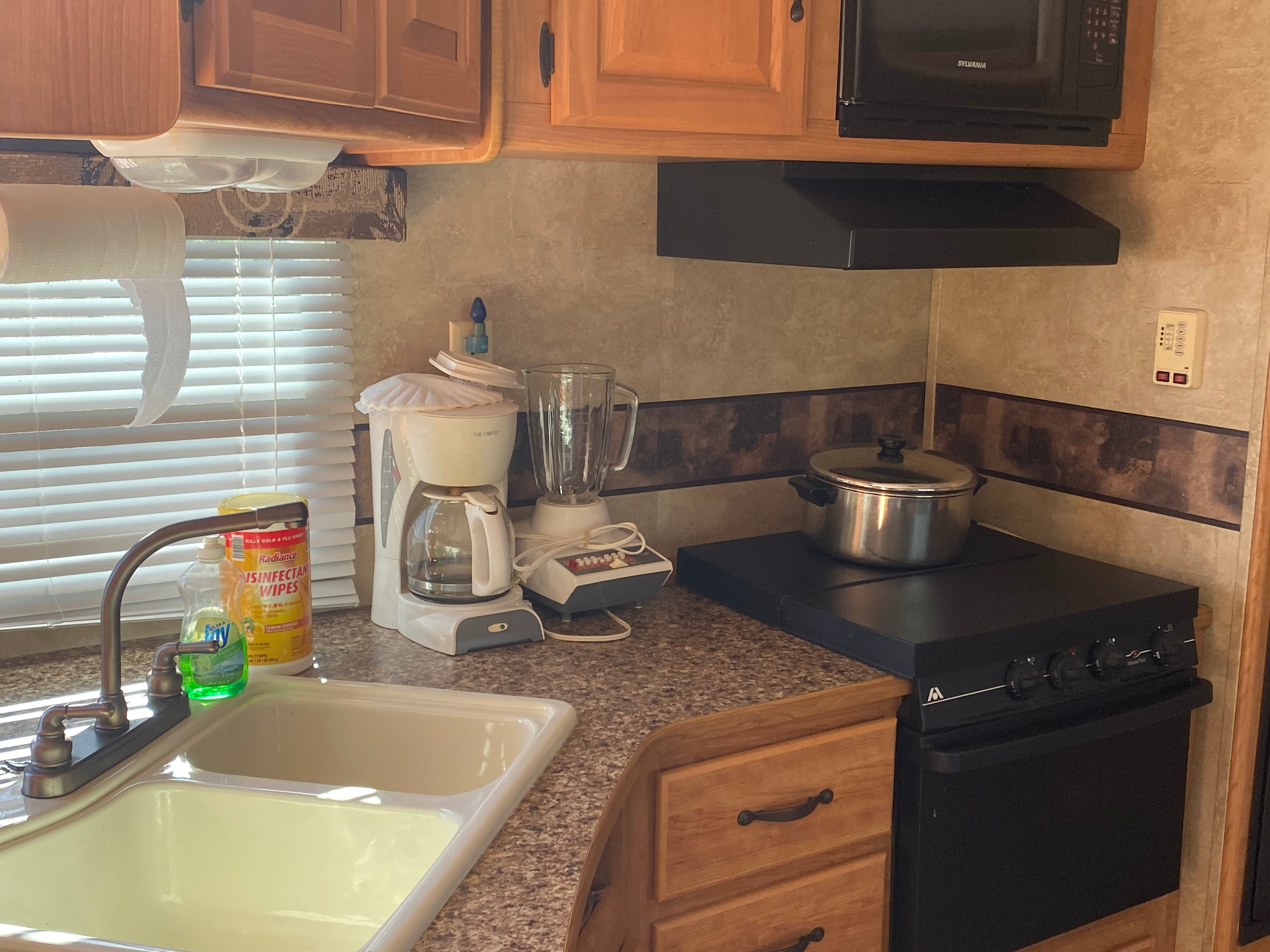 Camper with EPIC Bluff campView