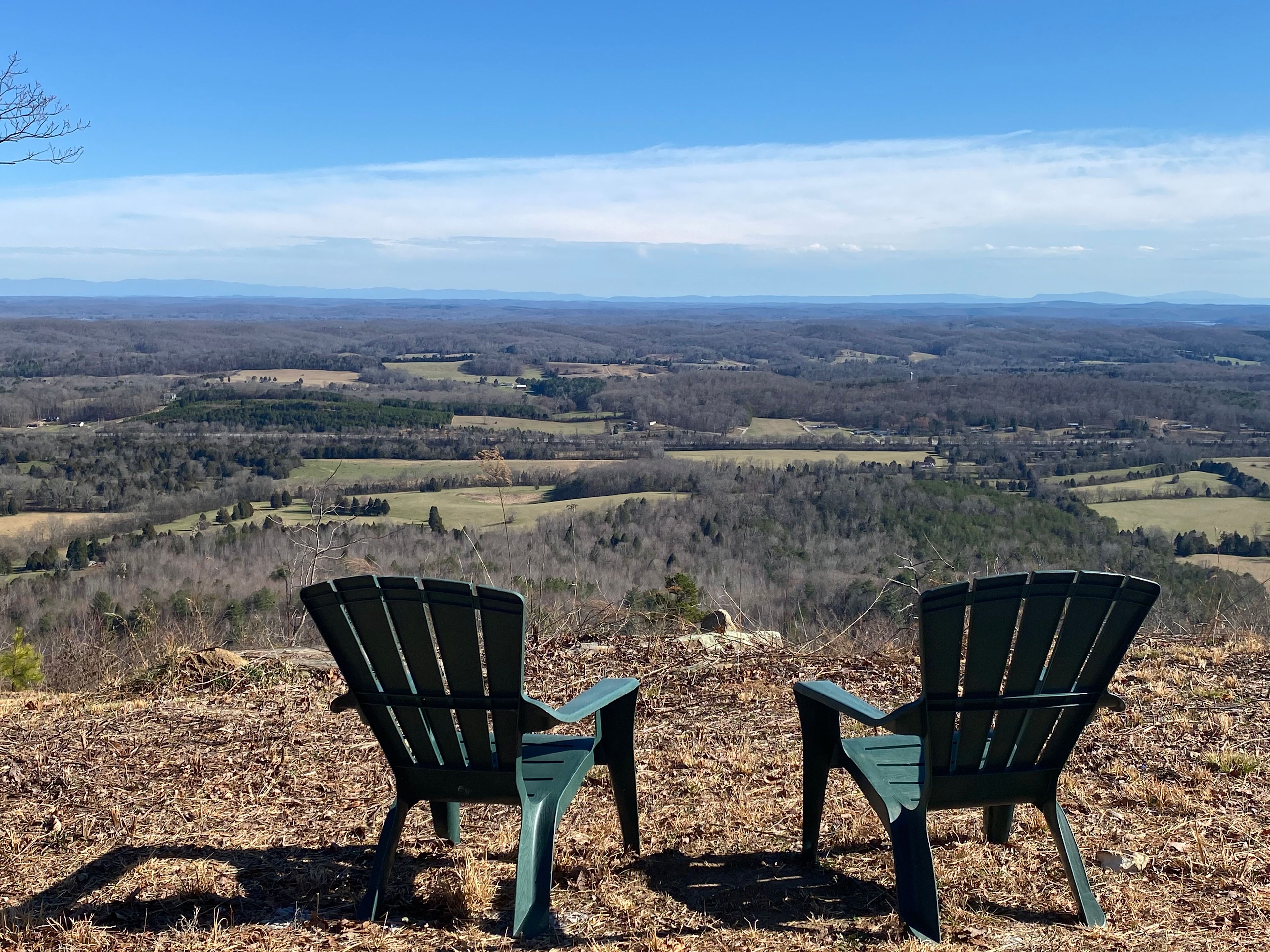 Camper with majestic Bluff View