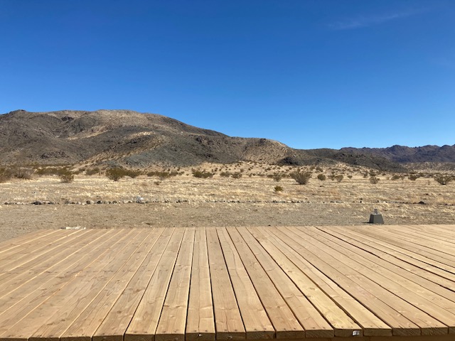 Yoga on the deck anyone? Or maybe a talent show? Who's got the acoustic guitar?