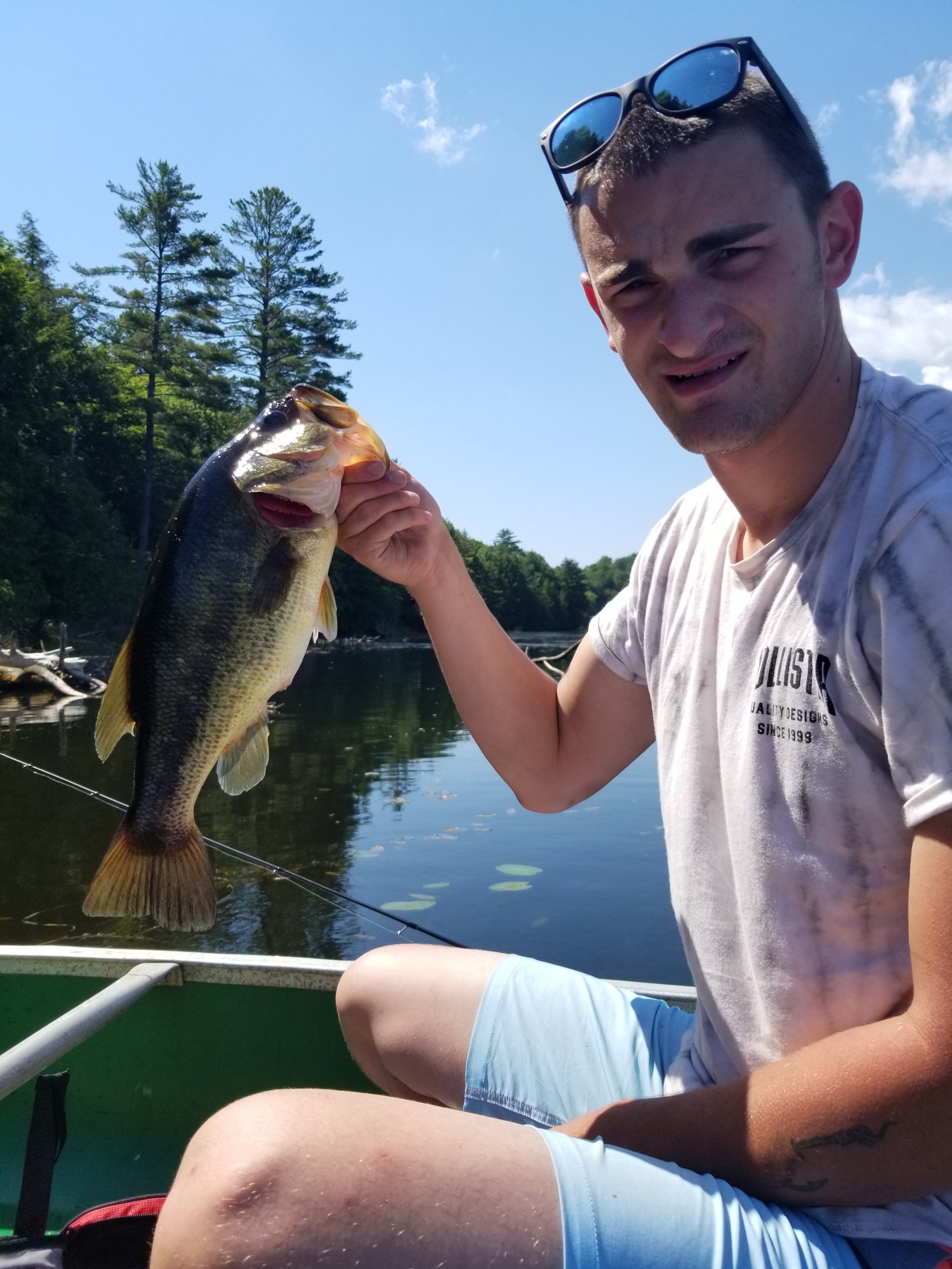 Just a short walk to Large Bass and Pike a plentiful