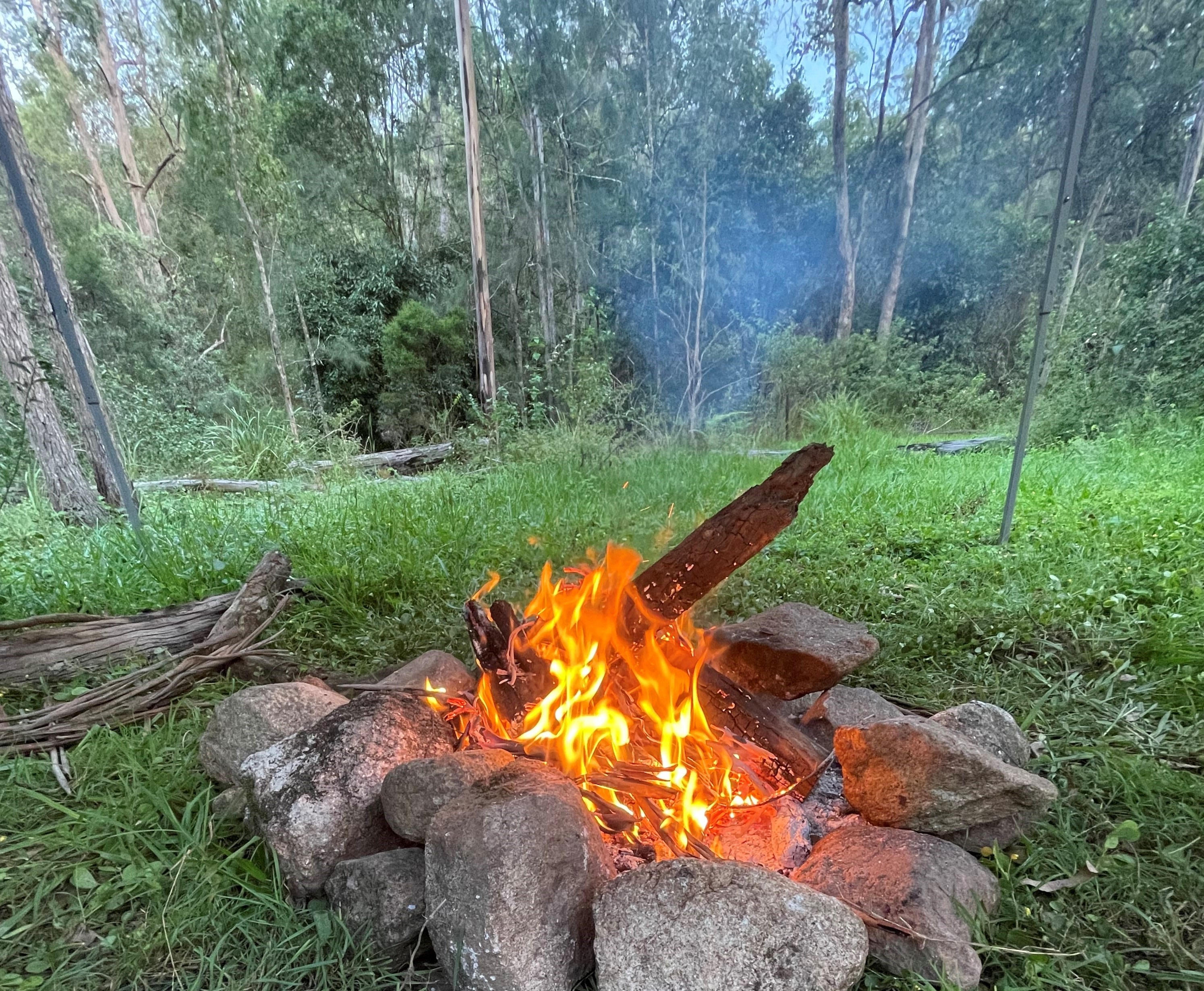 Enjoy a lovely campfire