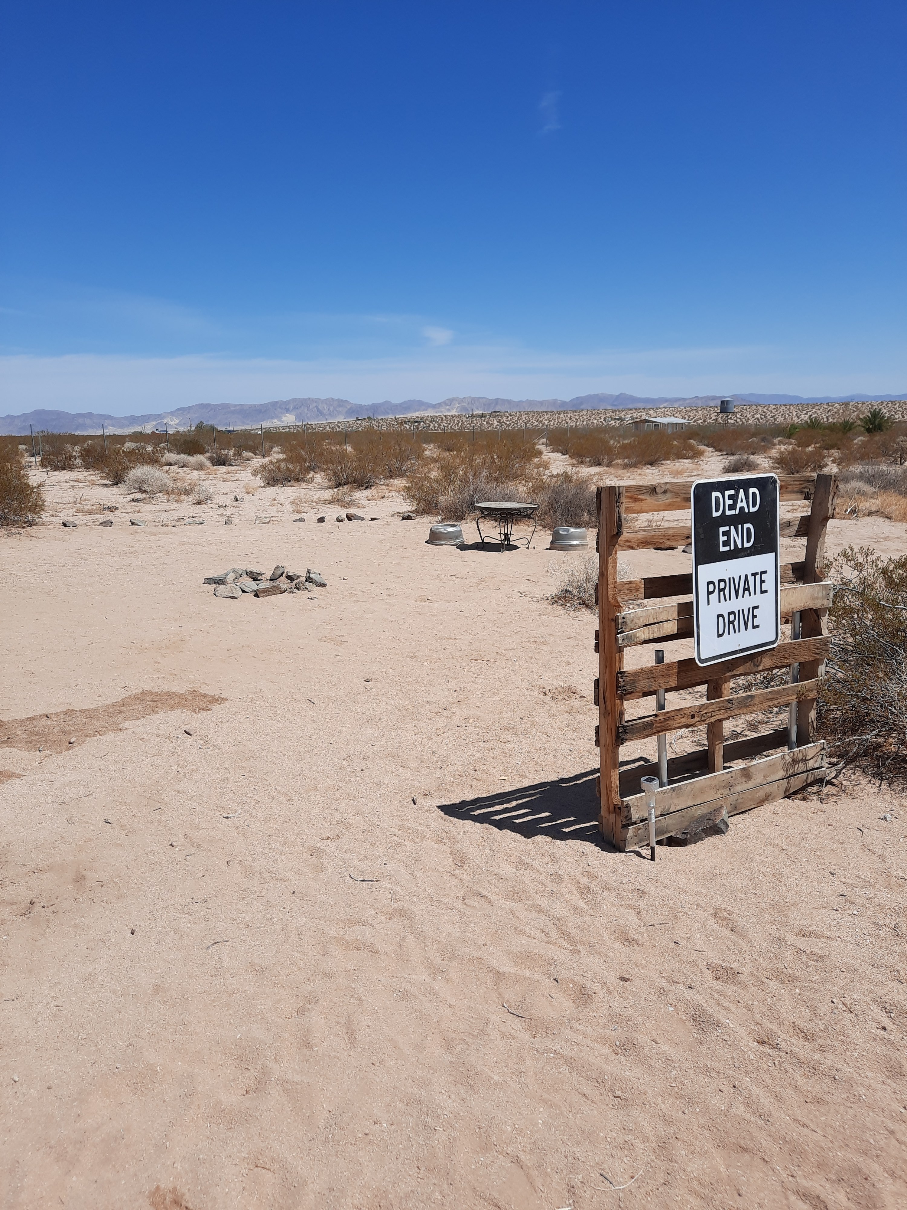 Jistdirt campsite.