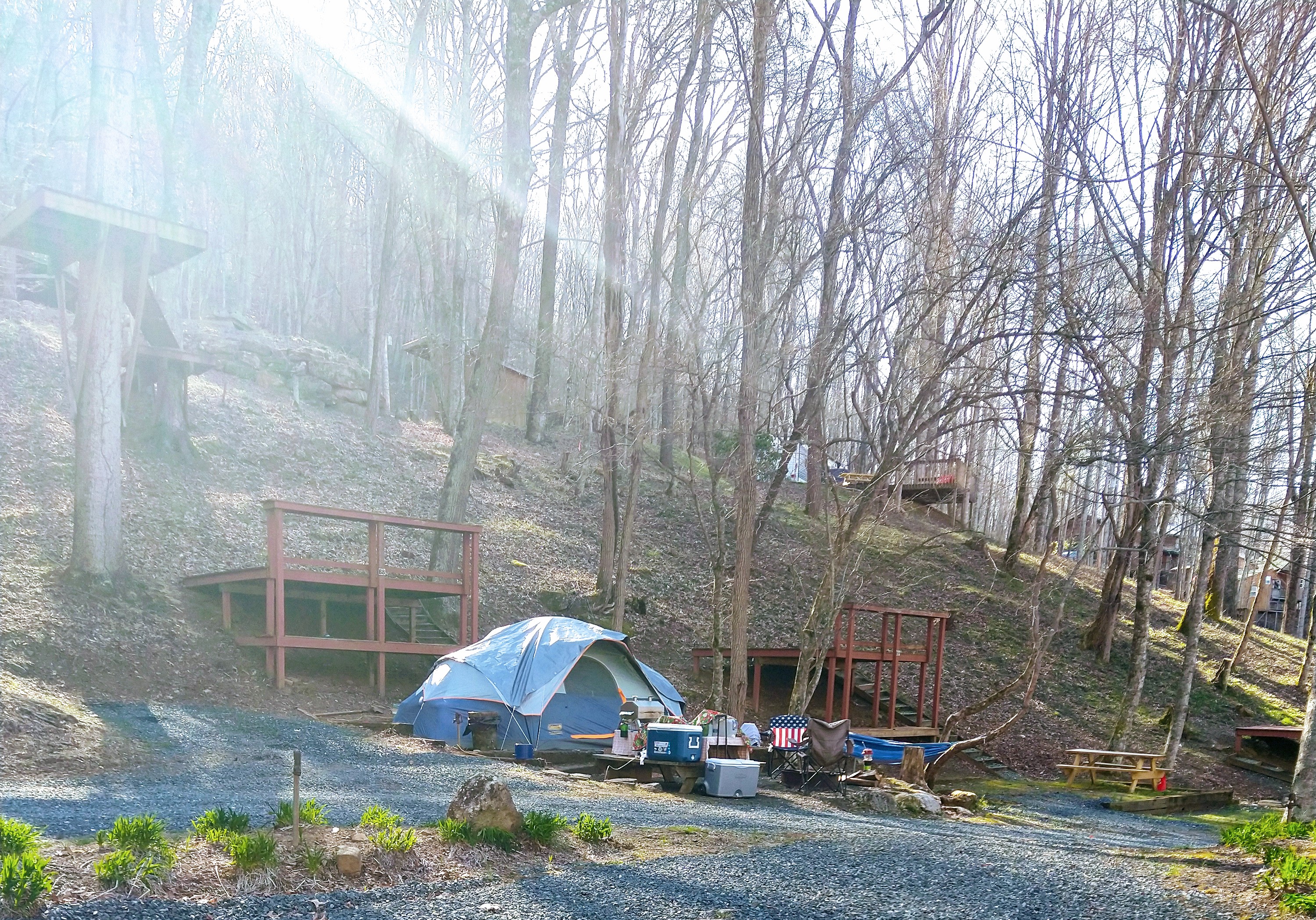 Plumtree Campground Tents & Cabins