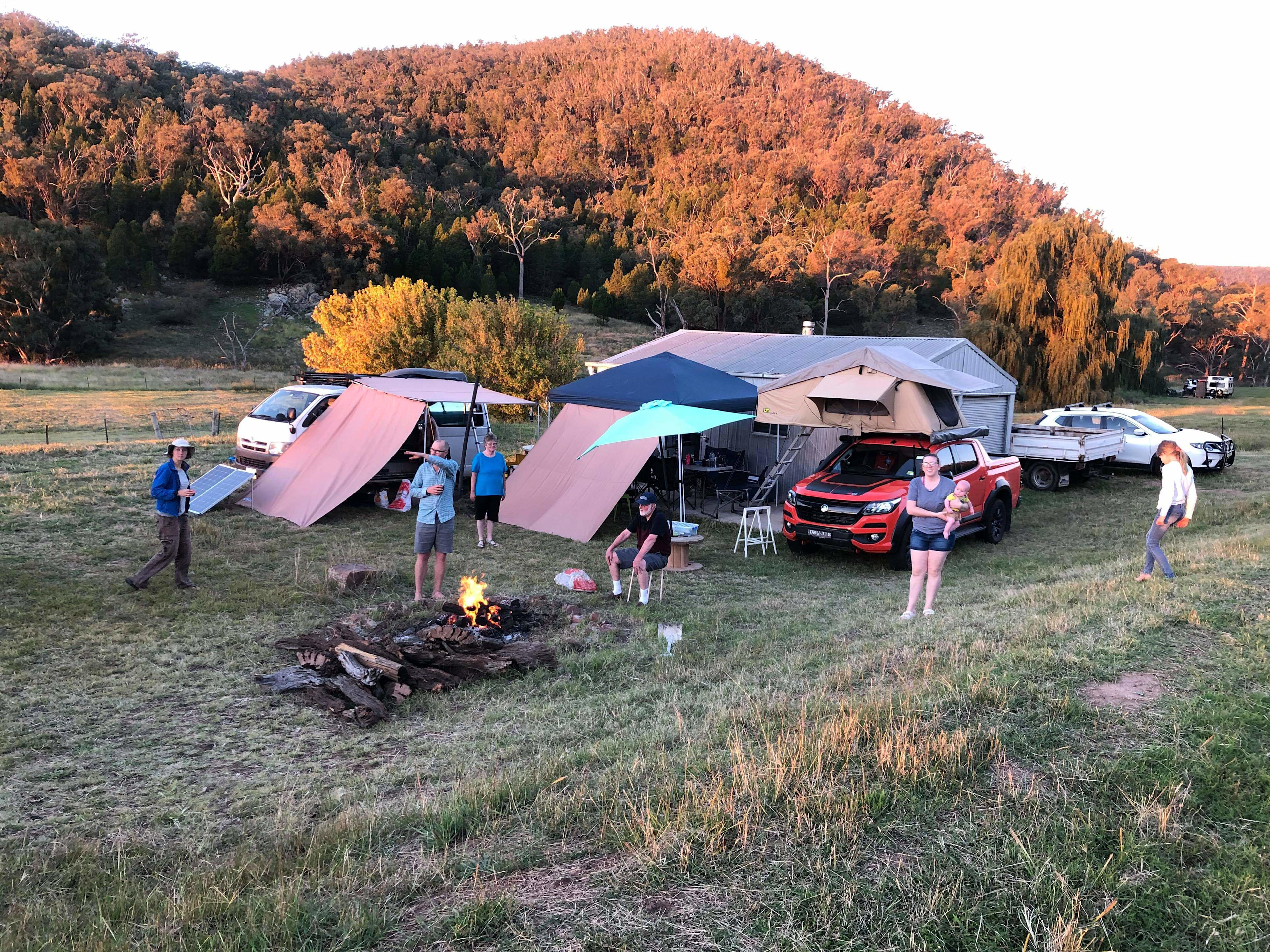 Easter weekend campers