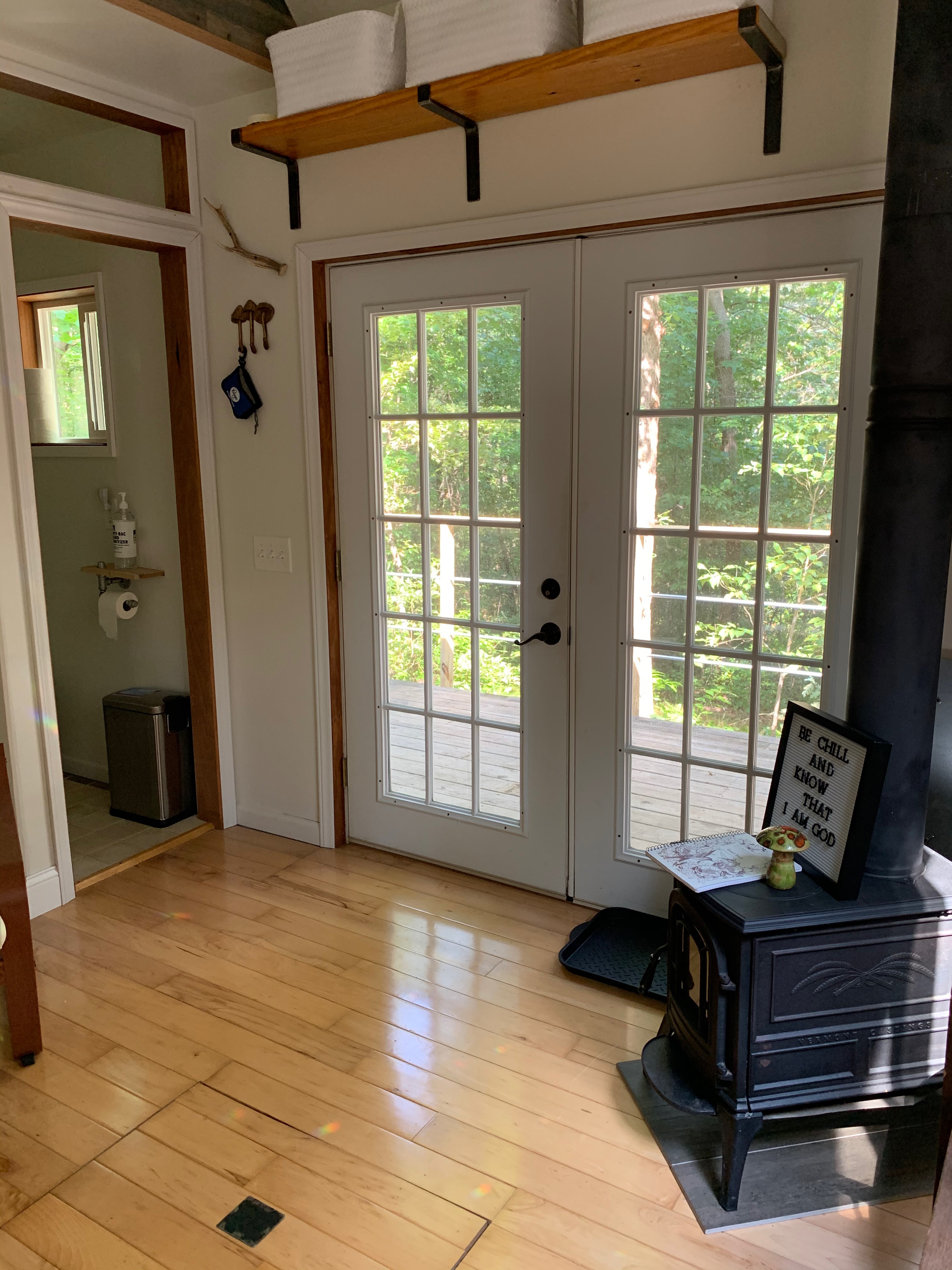 Tiny EcoCabin + Platform on 7 Acres