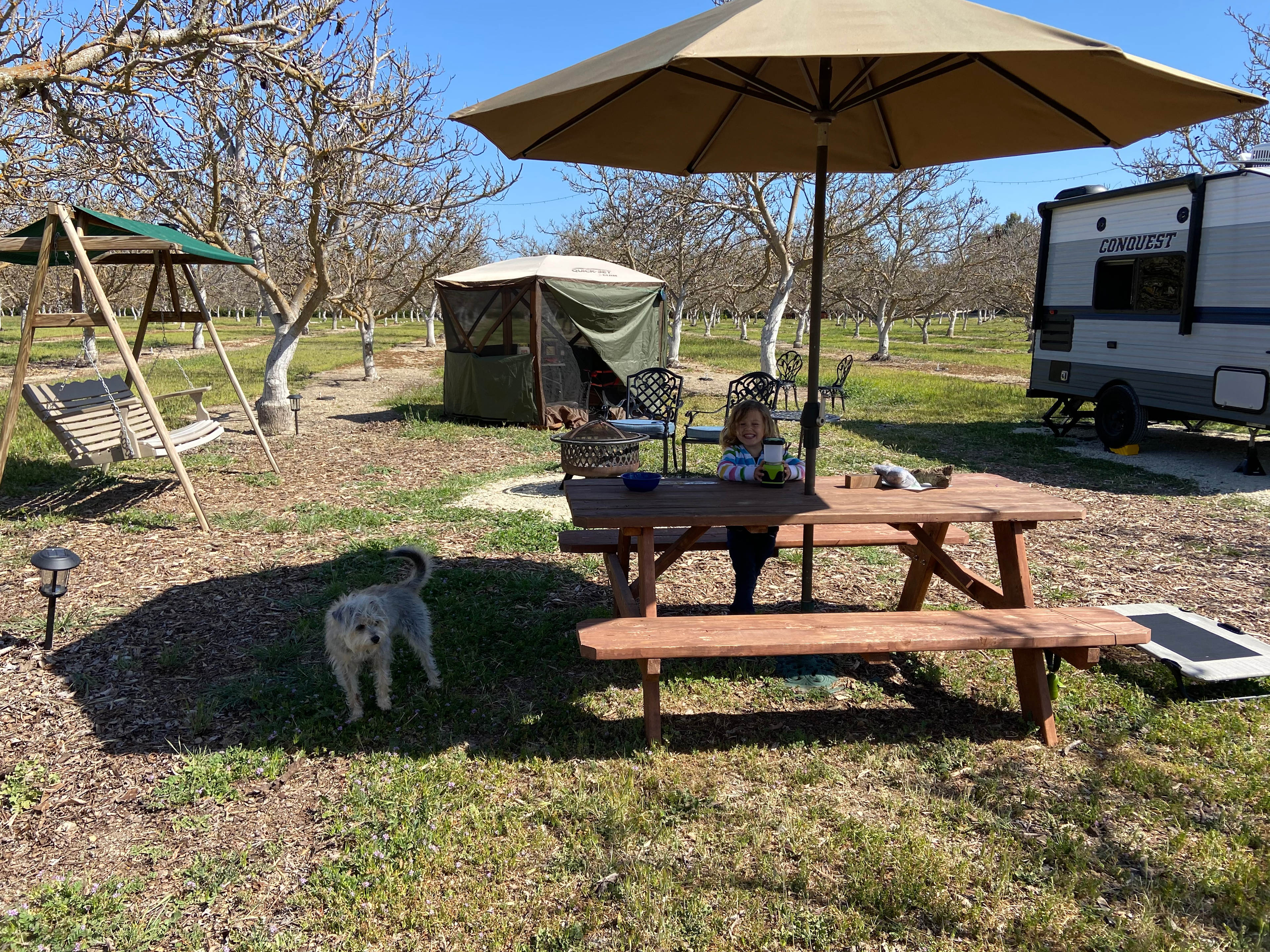 Our 3 year old daughter and our pup had a great time exploring!