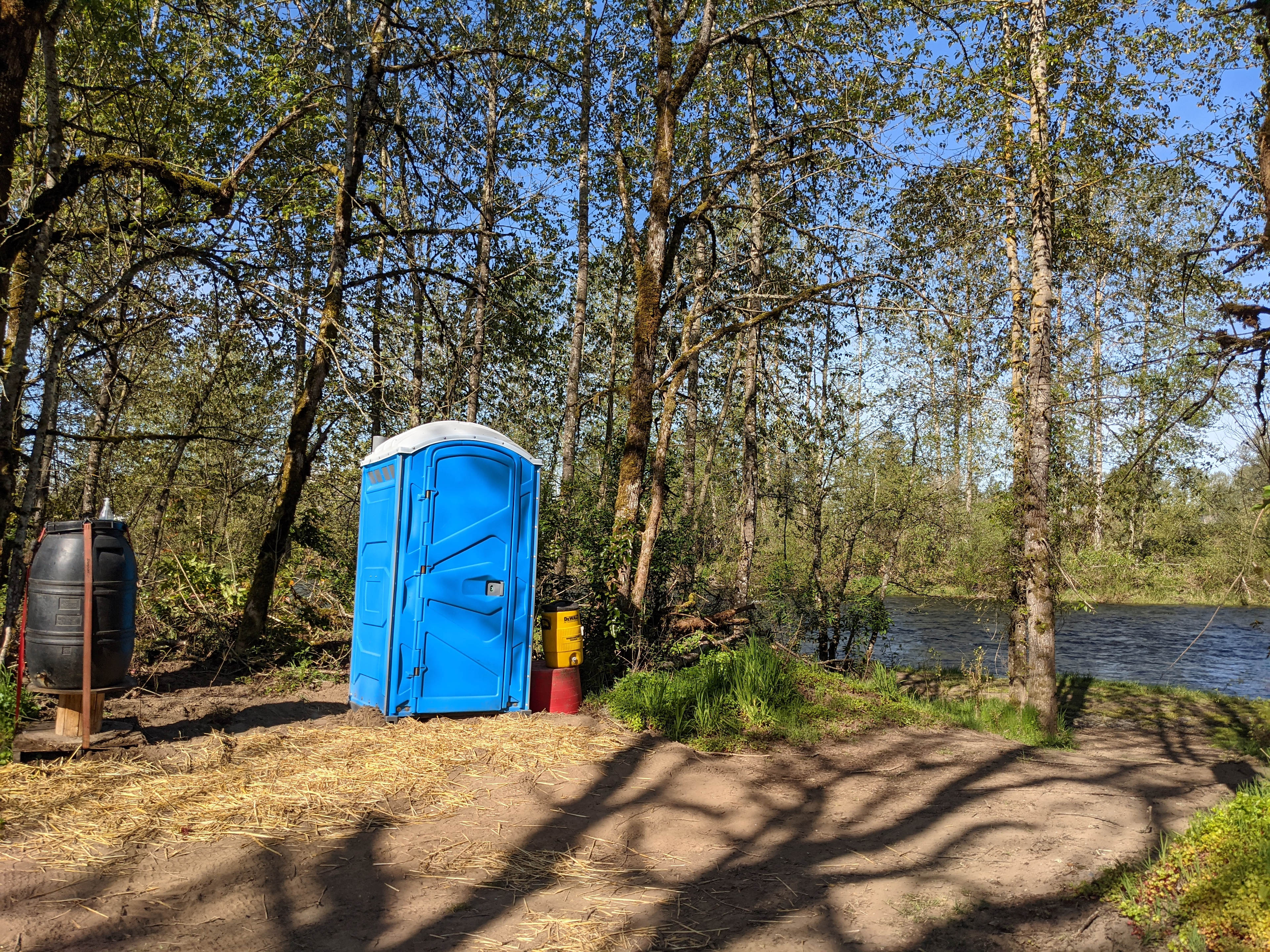 Clean Restrooms and handwashing station