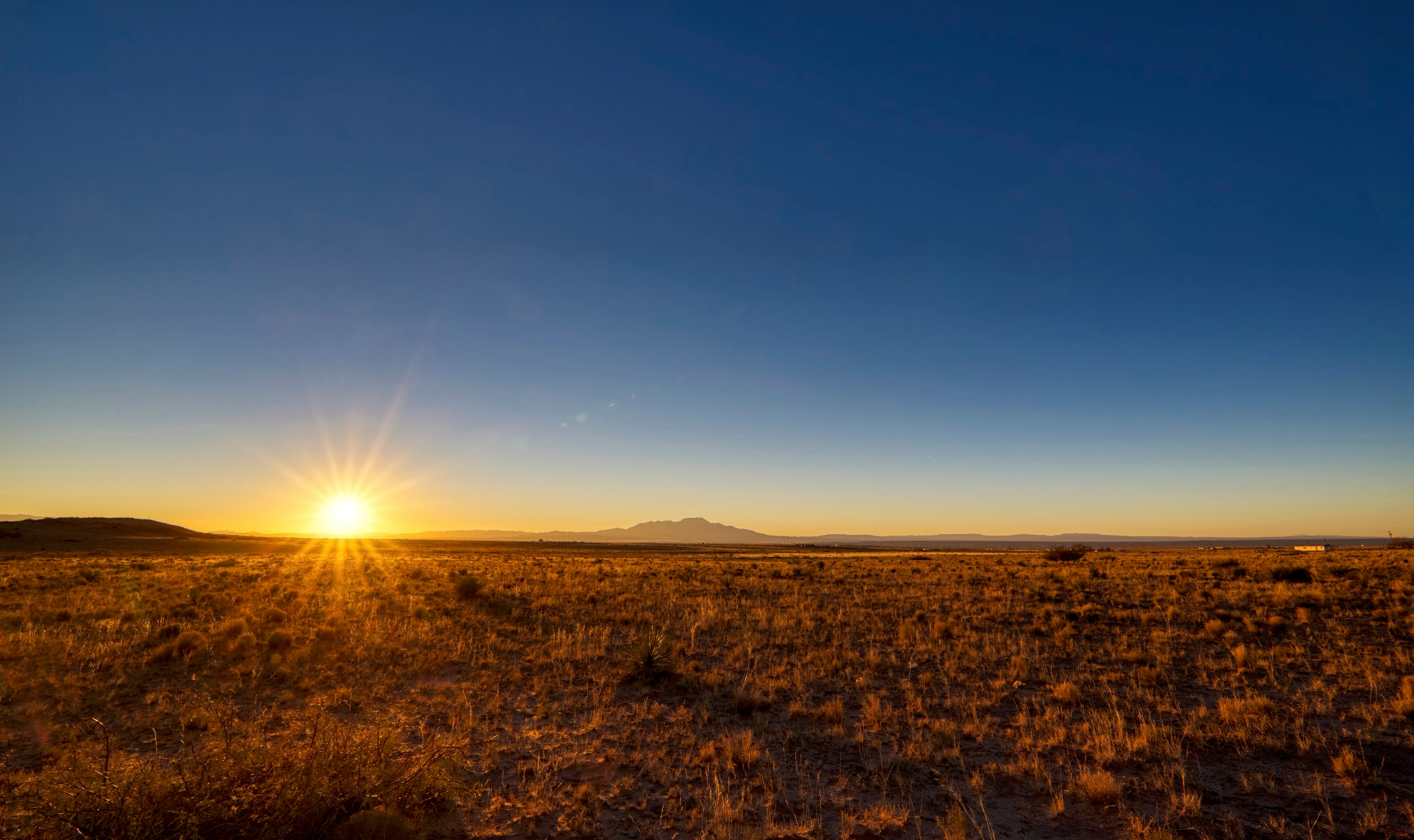 Desert Camping with Mountain Views