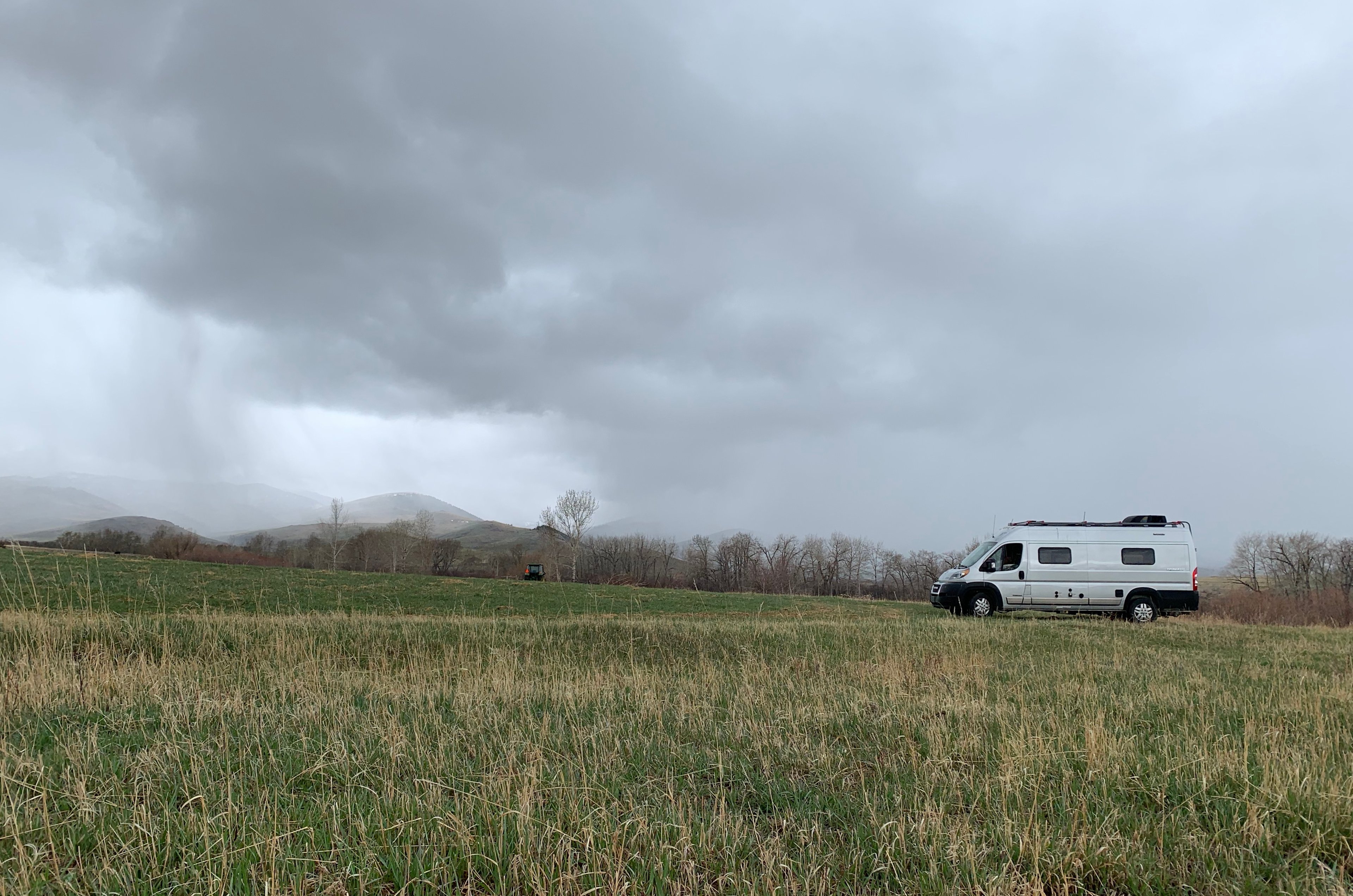 Lower clearance vehicles can access this campsite.  