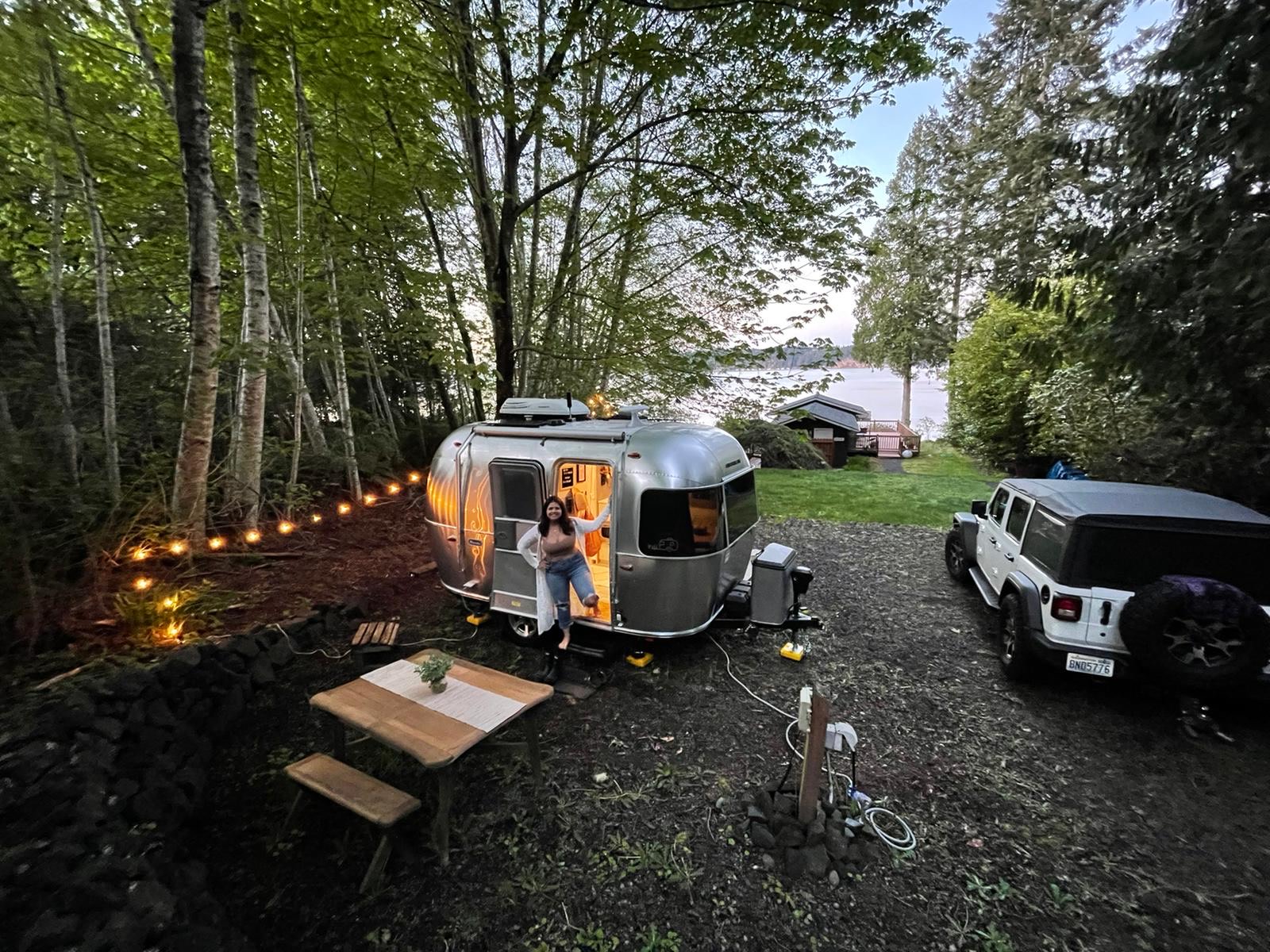 Photo from a happy camper!