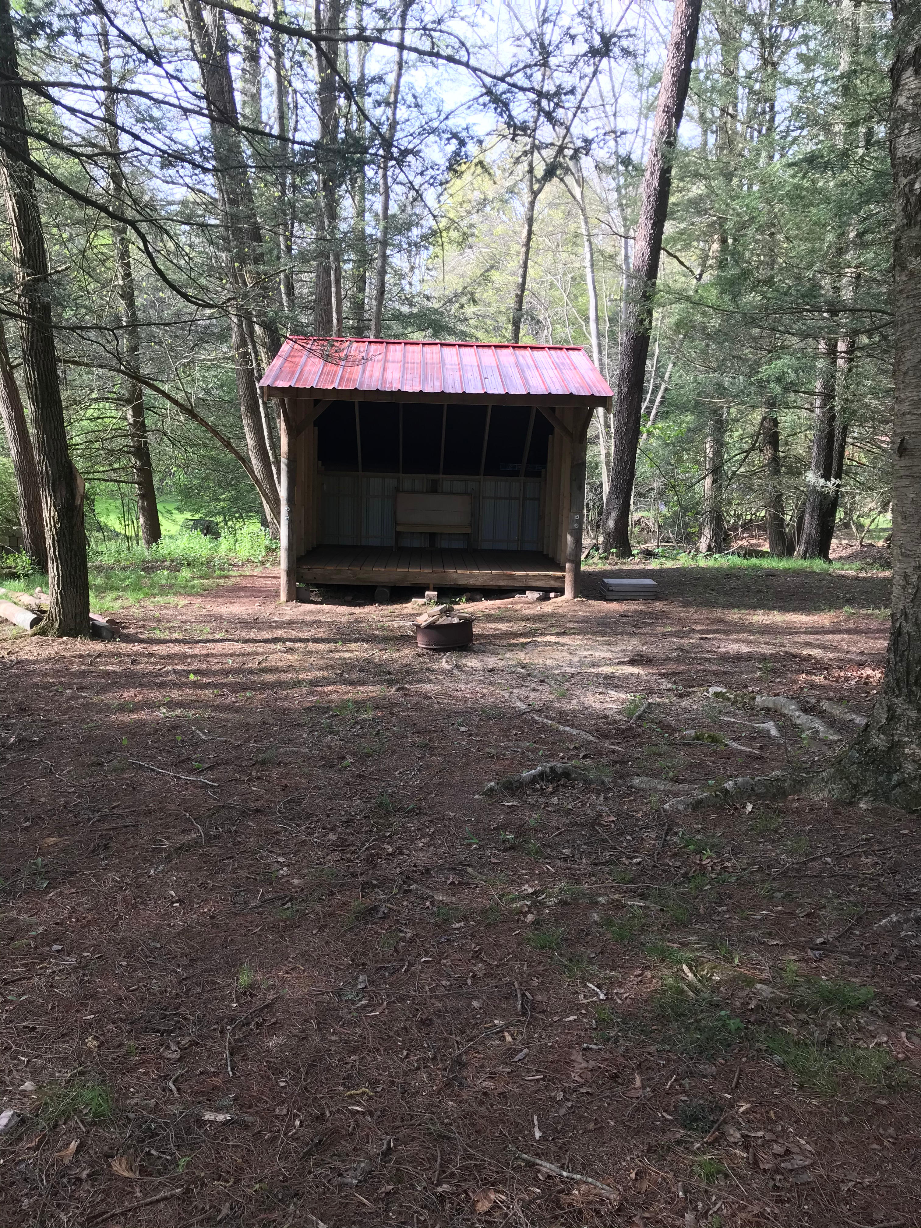 Rustic camping experience