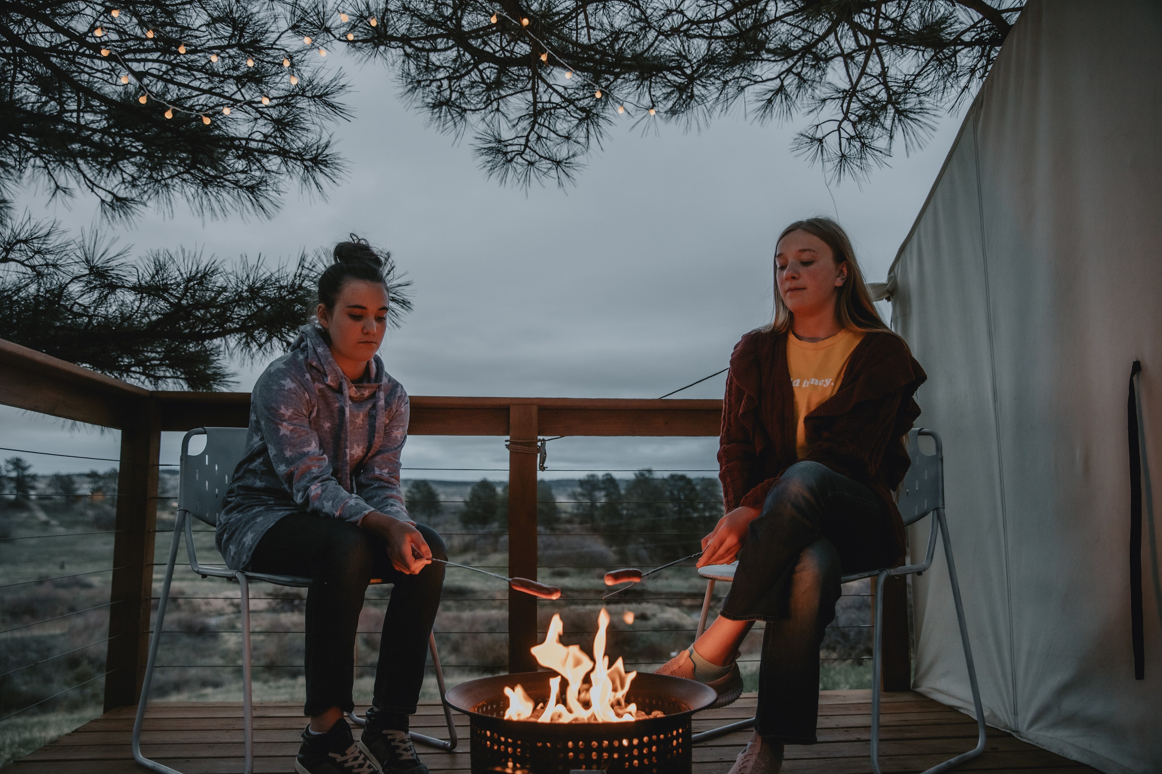 Propane fire pit