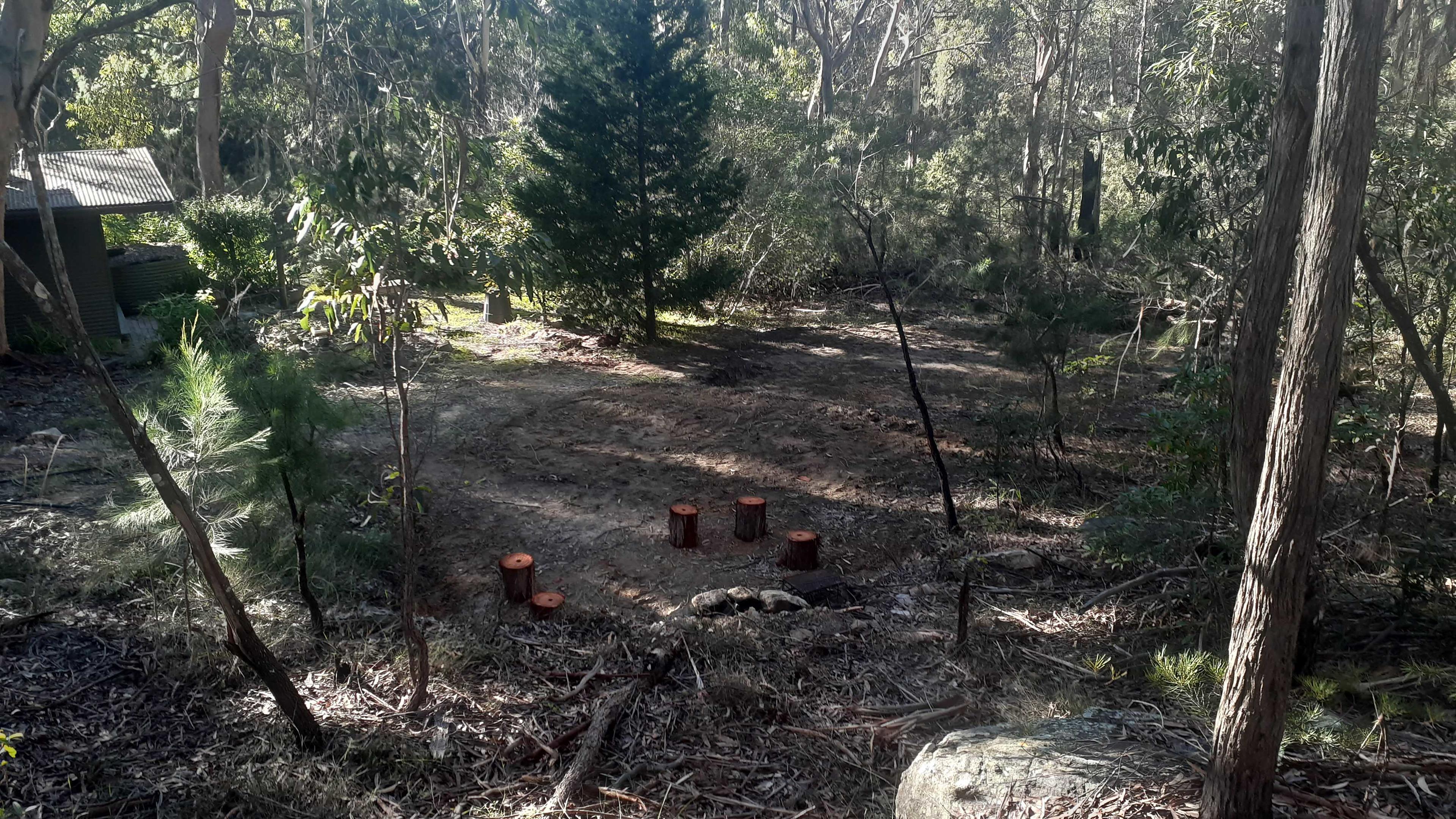 view of above camping sites