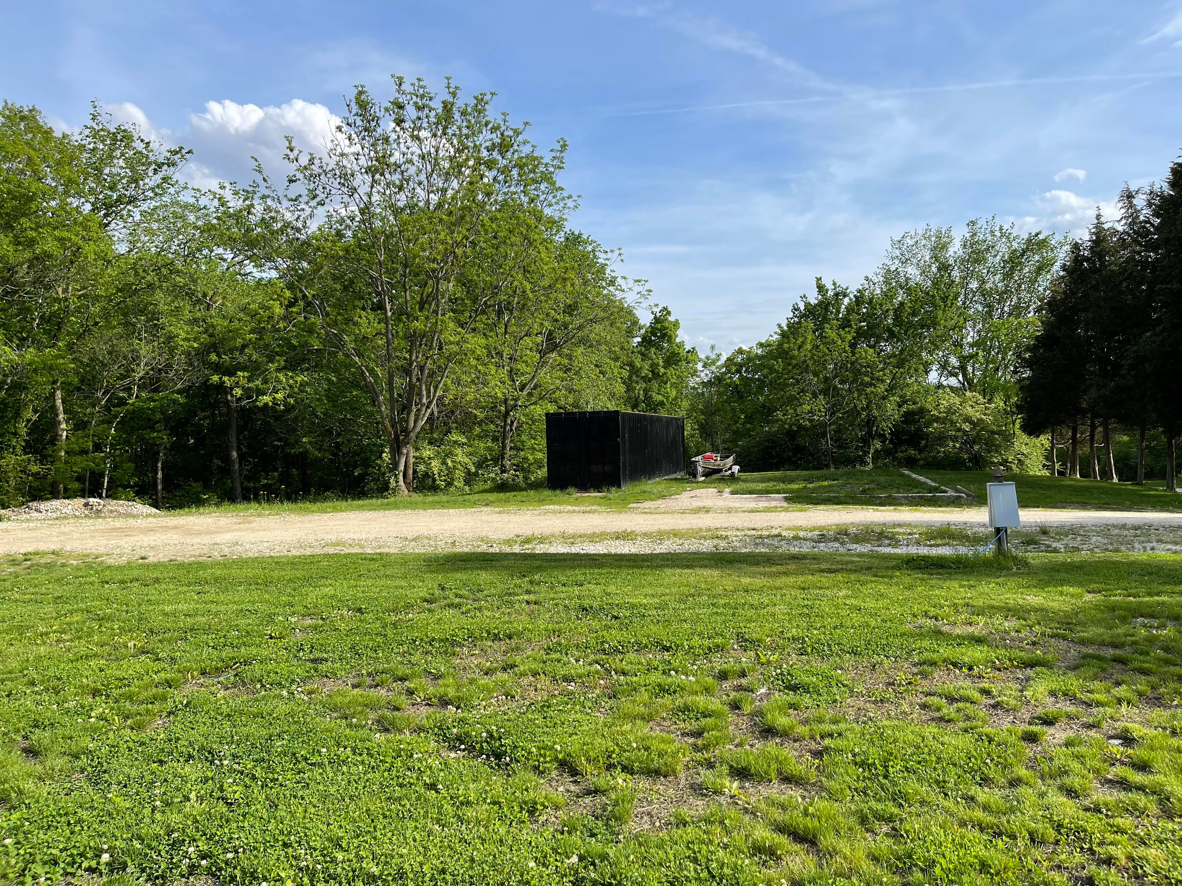 Southern view of grassy knoll