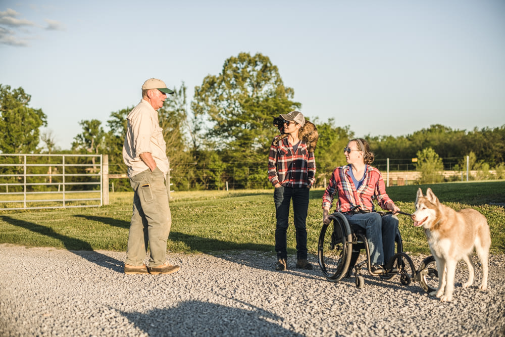 Elizabeth's father was kind enough to give us a tour of the farm. We loved getting to talk with him.