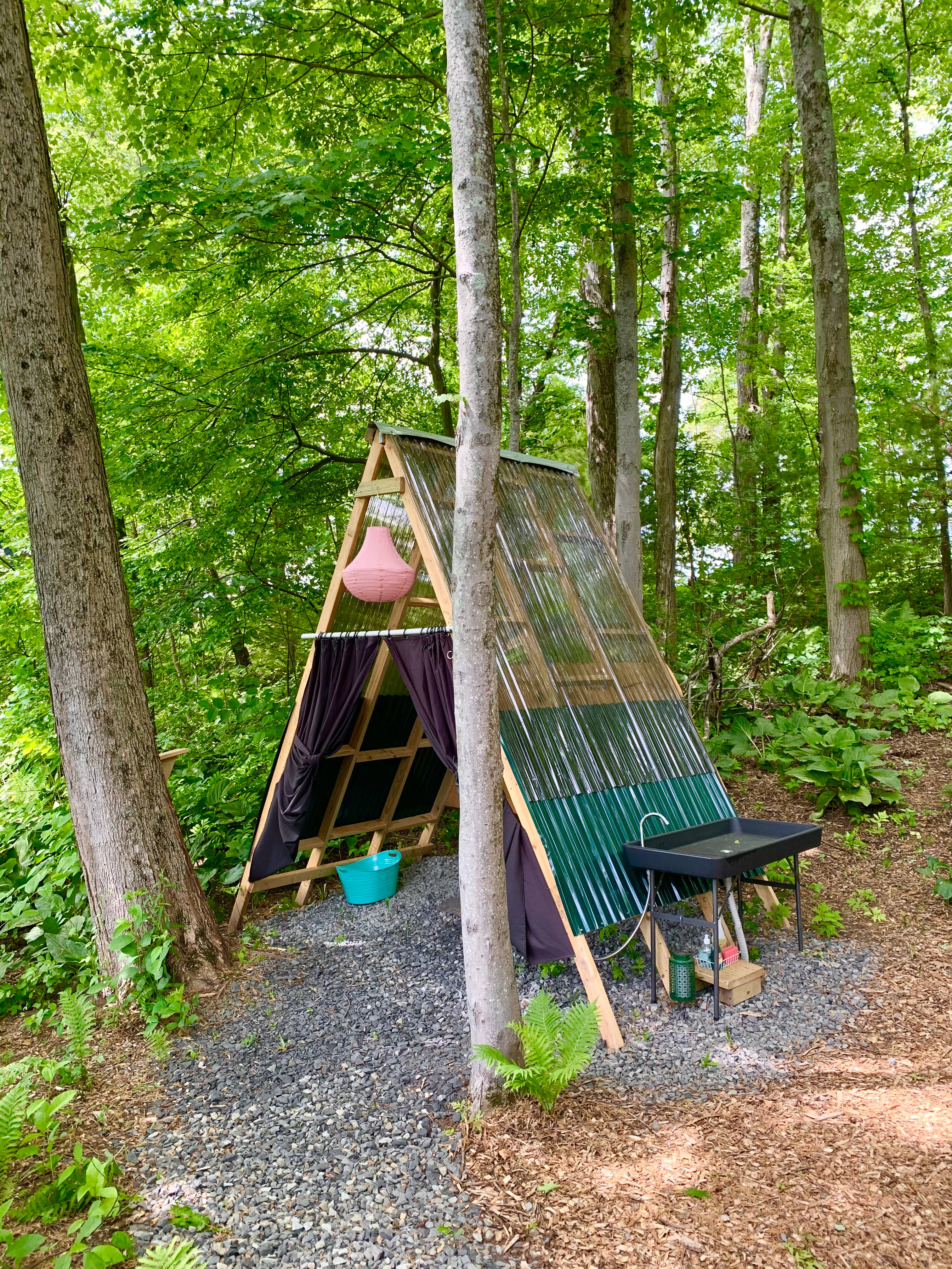 Private Waterfront Camping Oasis