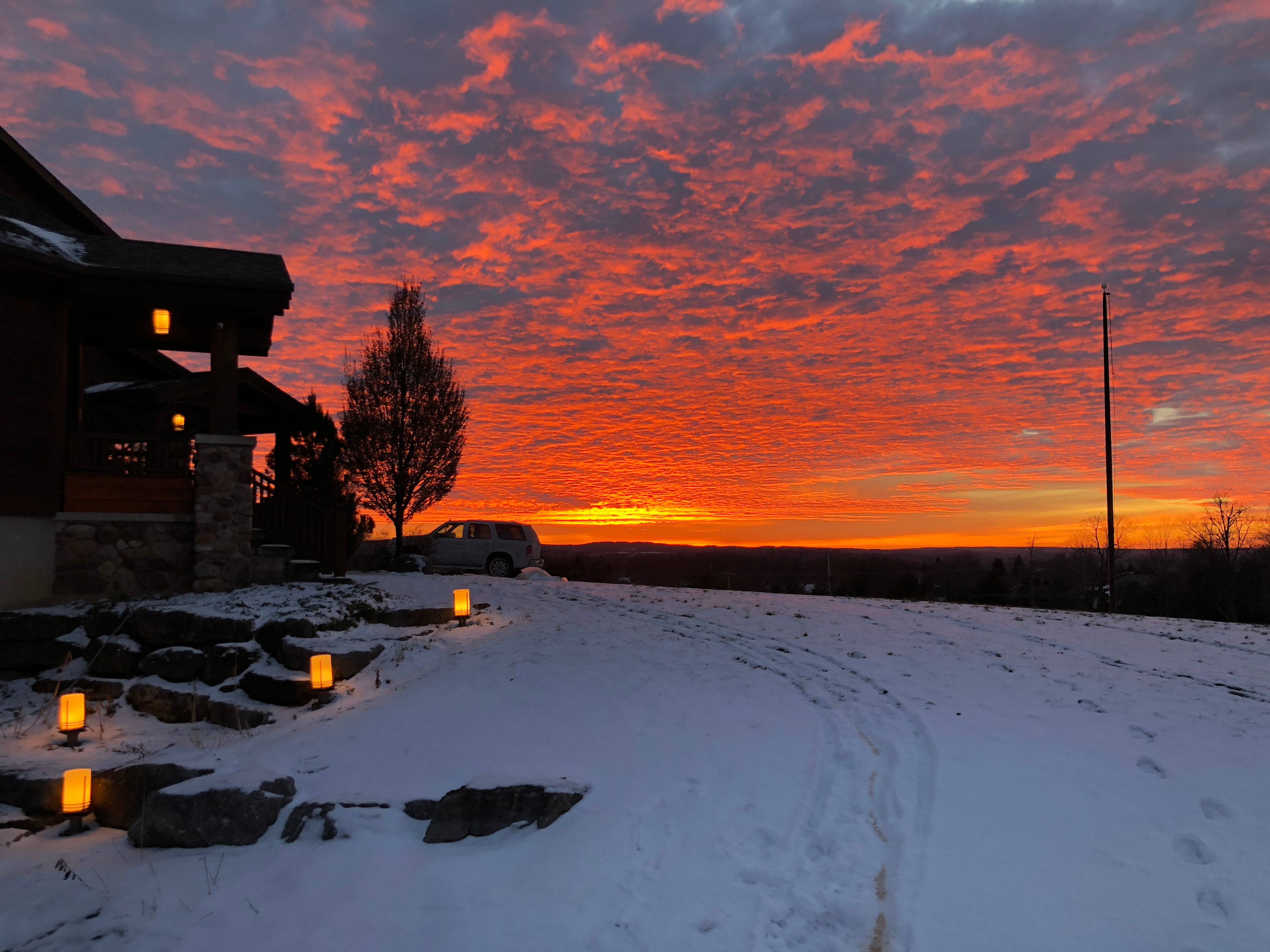 The sunsets are breathtaking up here on Bliss Hill