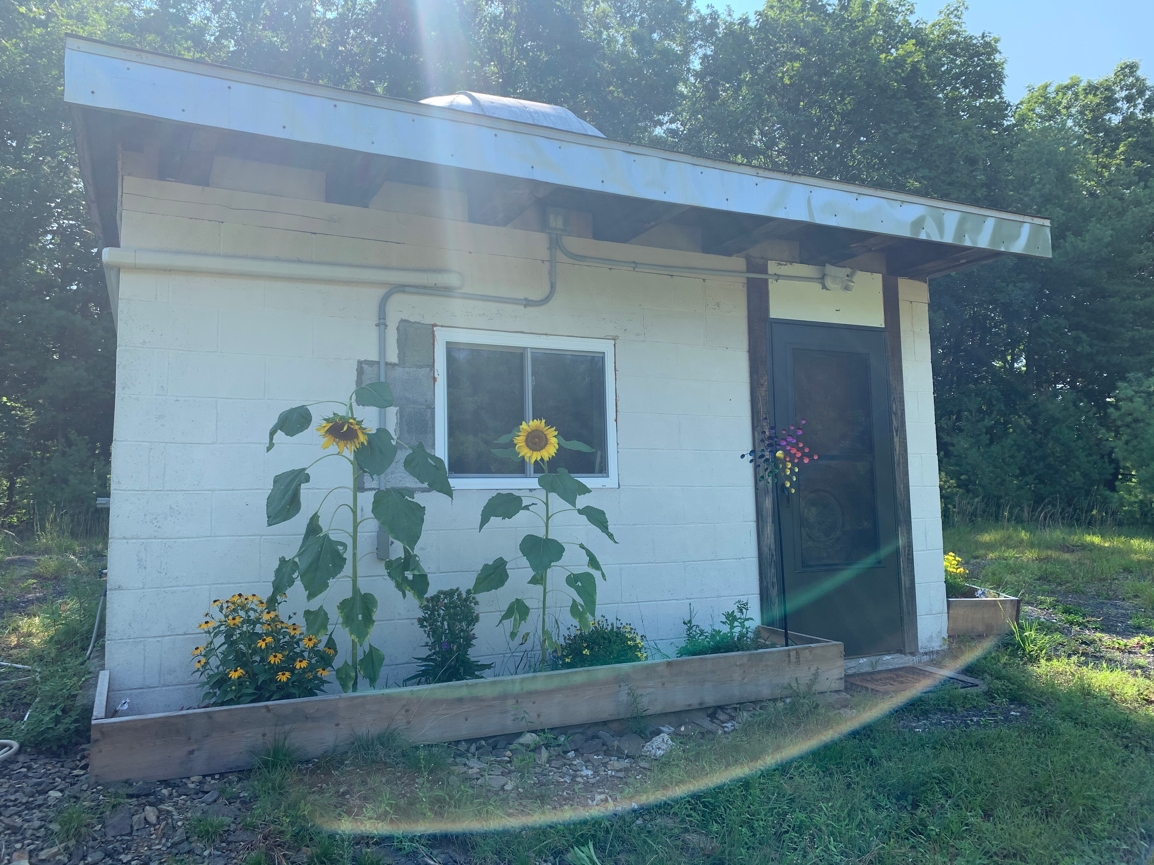 Healing space where energy work sessions are held