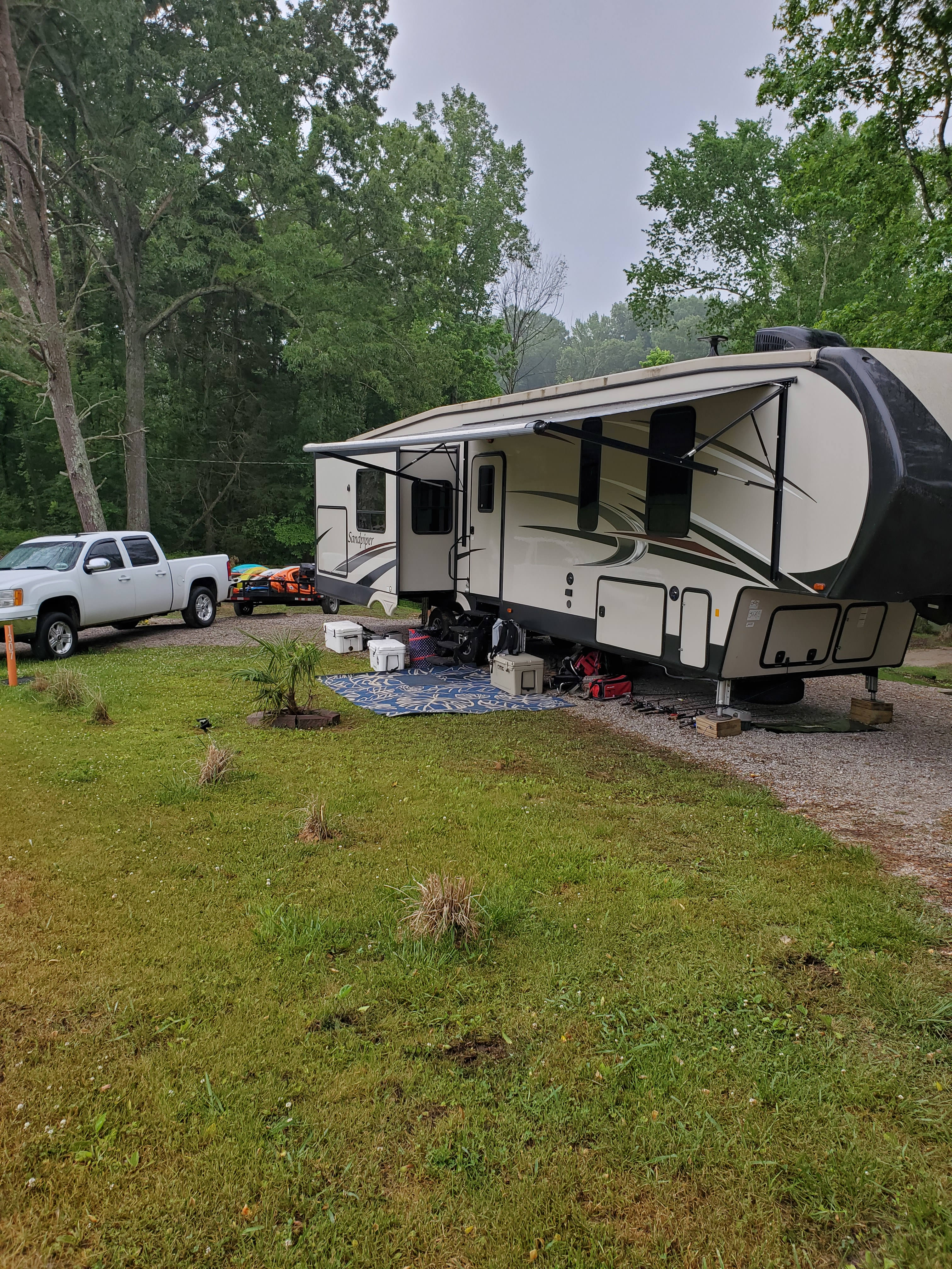 Campsite on the Caney