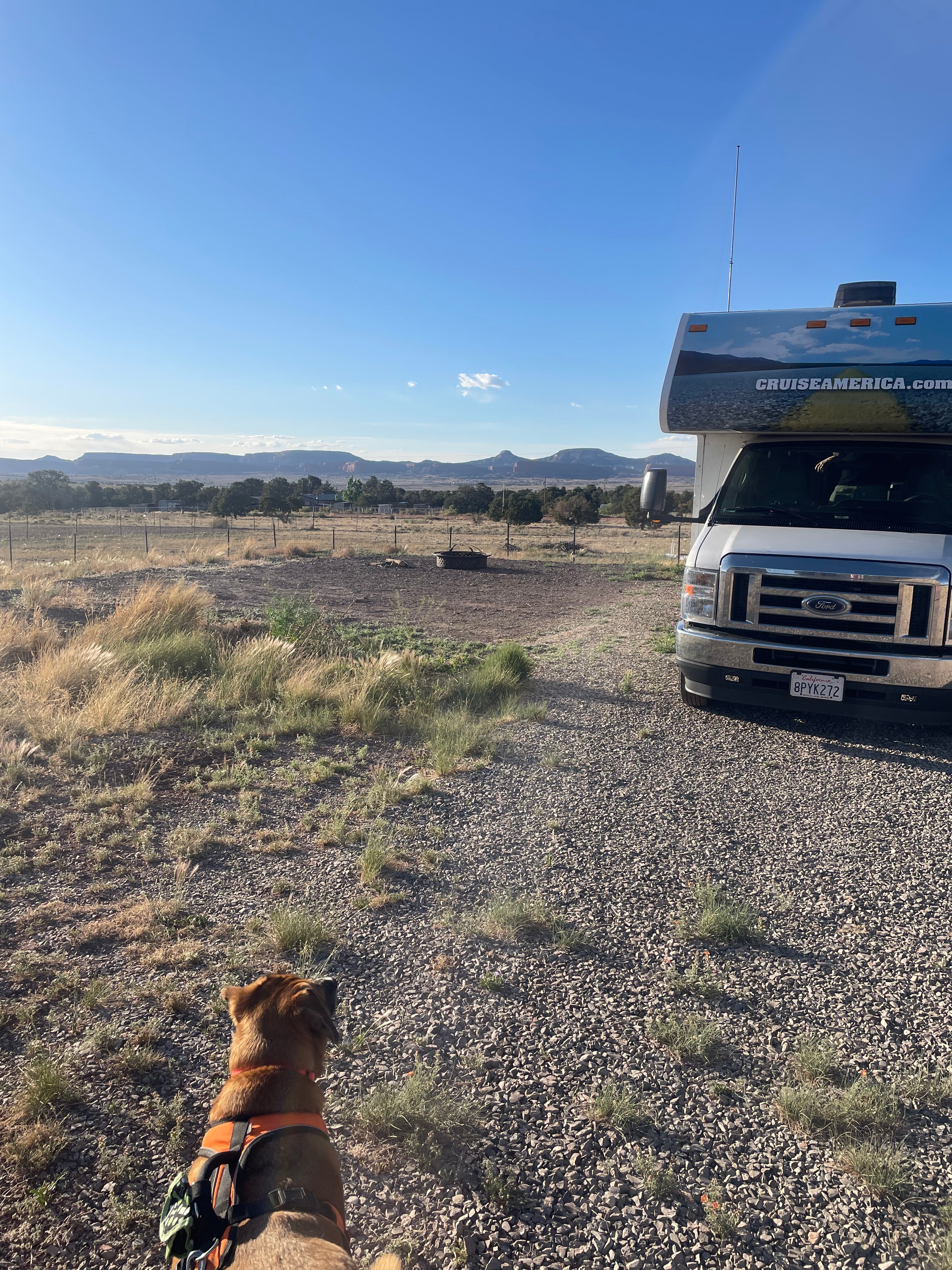 The campsite.