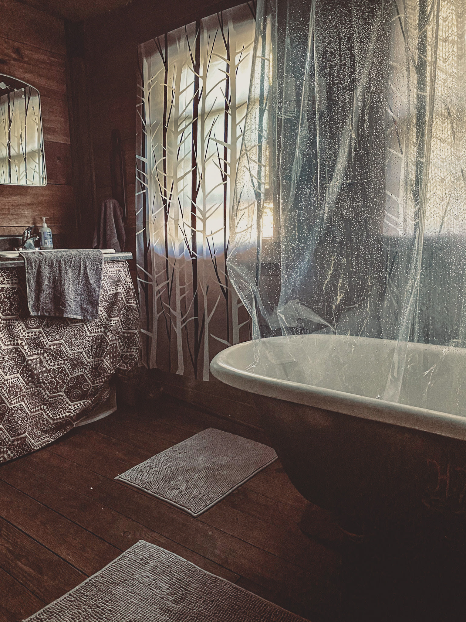 Have a nice hot shower! 