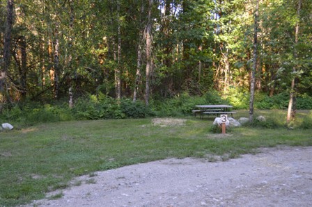 Site #3 Tent or RV up to 36 feet.