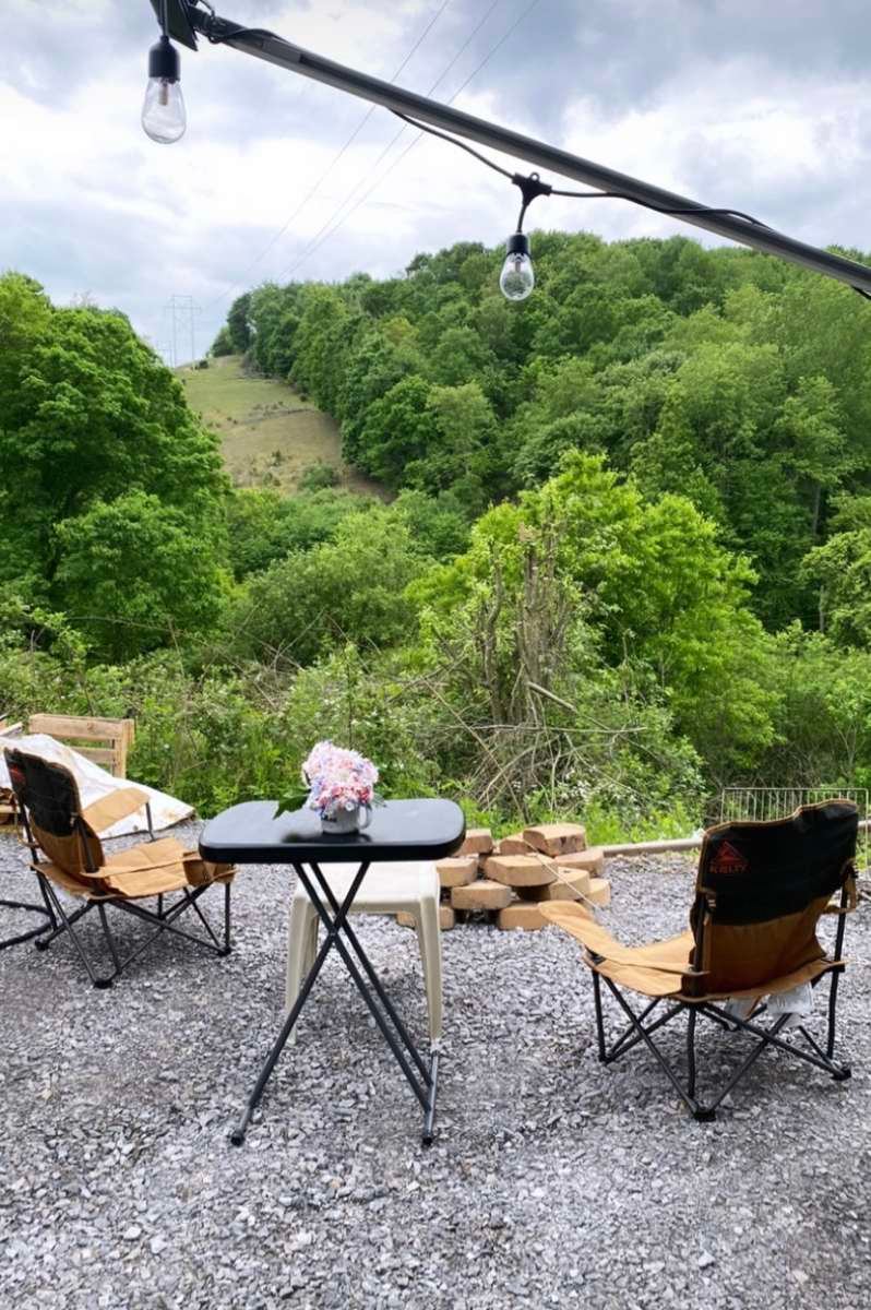 view from camp