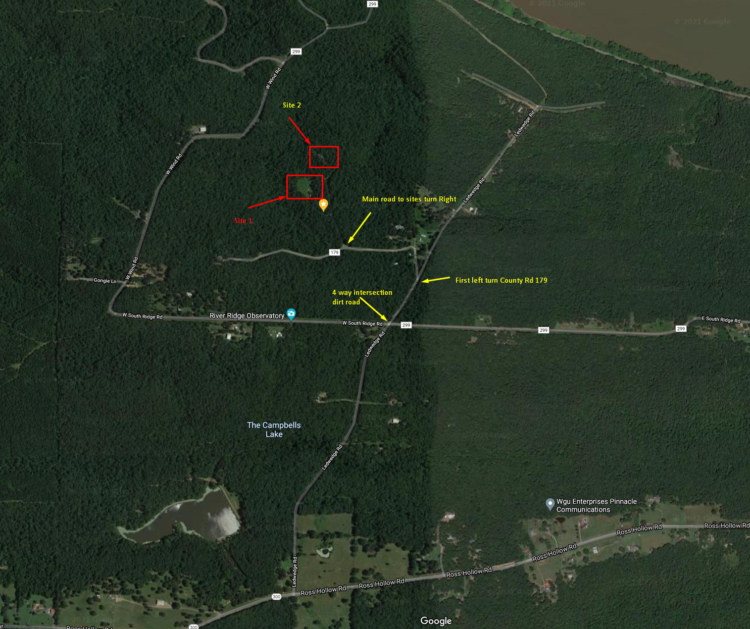 This is an overview of the area.
