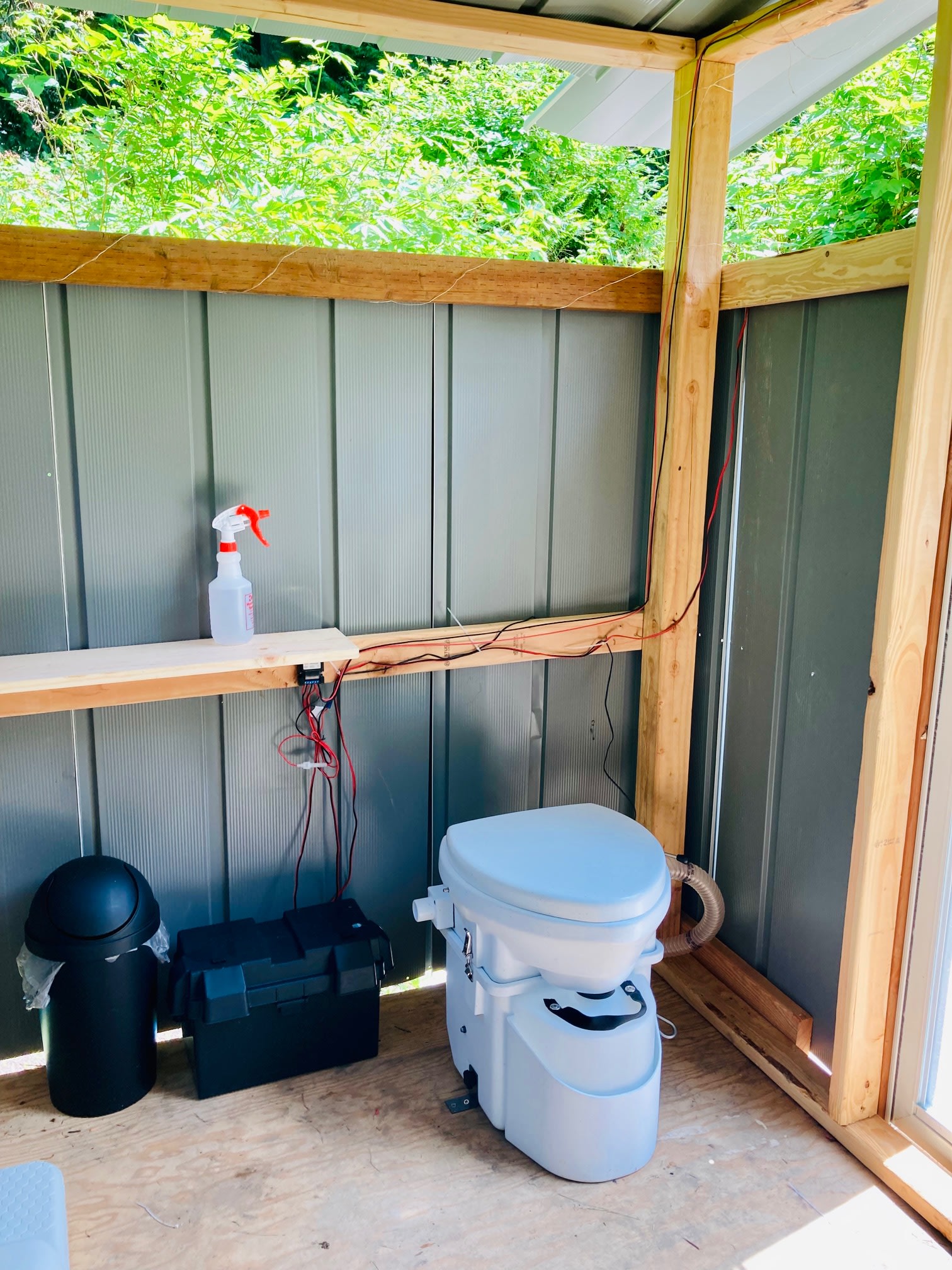 compost/solar toilet