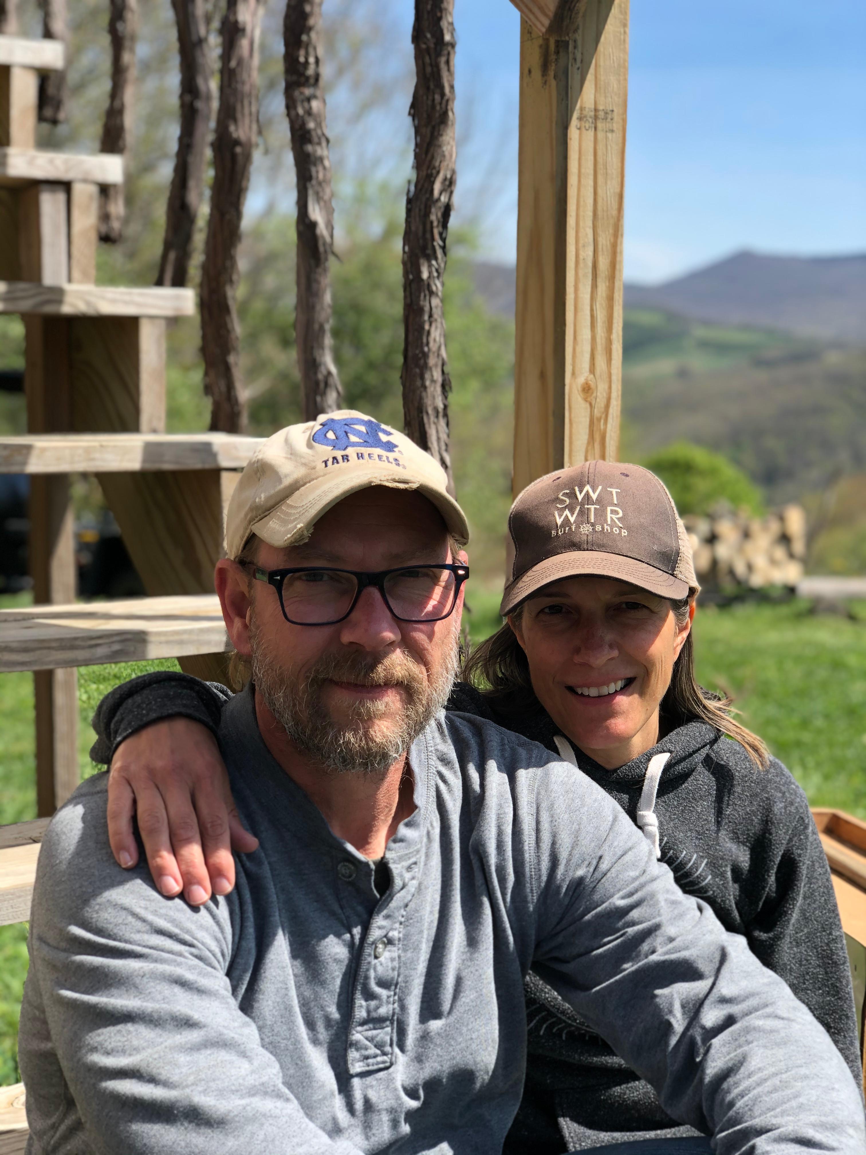 Tent camping with magnificent views