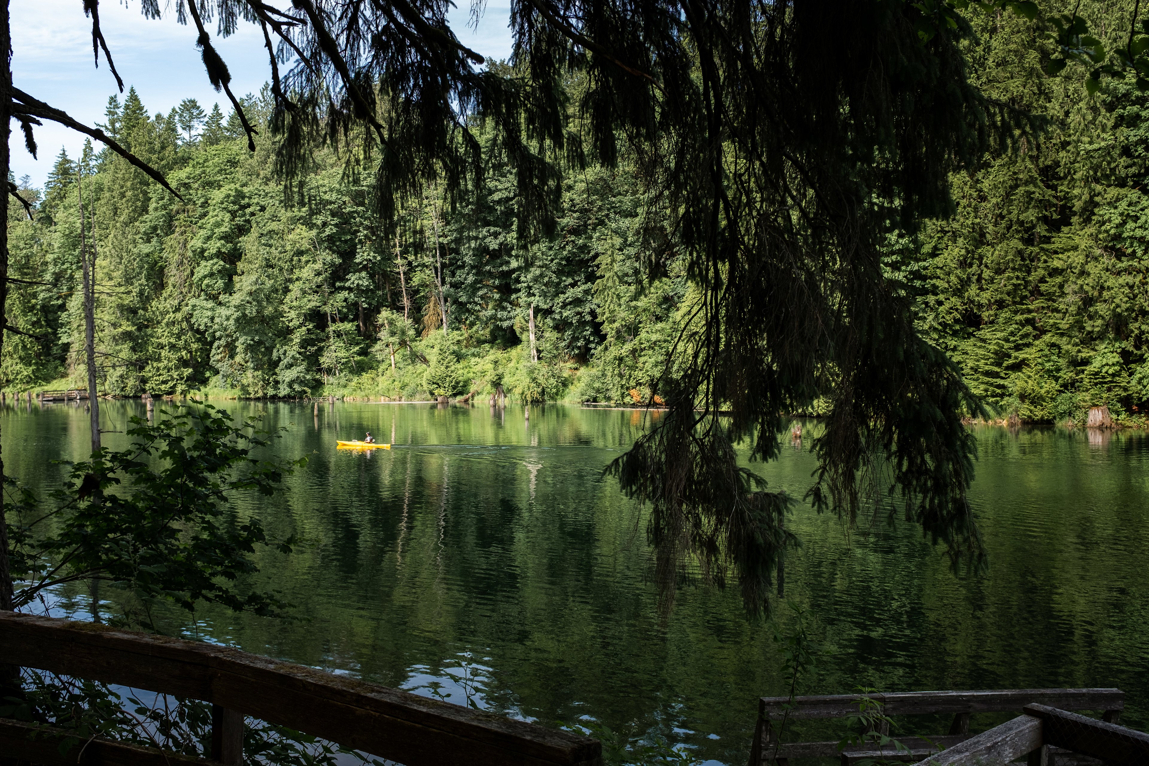Kayaking at Hayward Lake