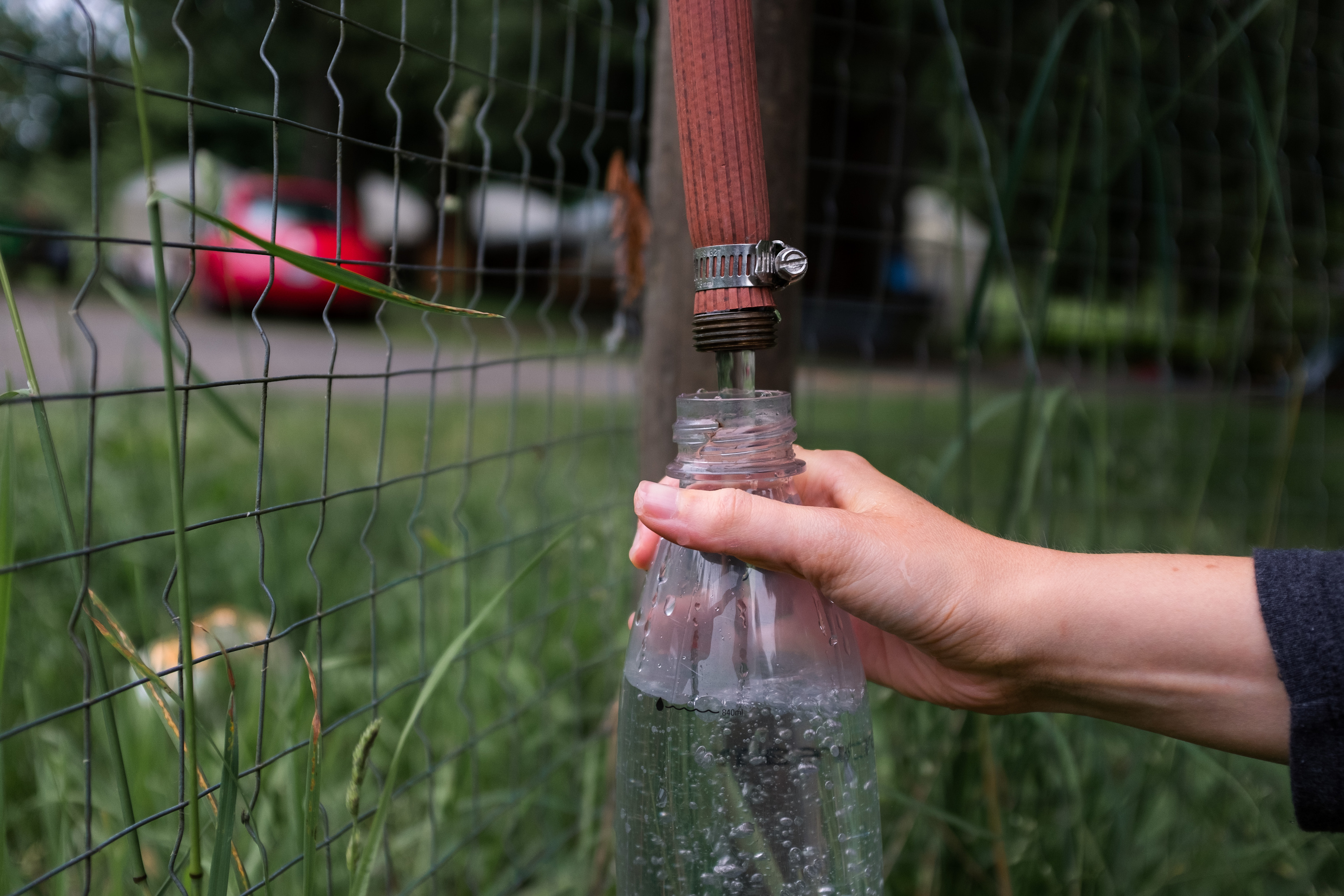 Tap water is available
