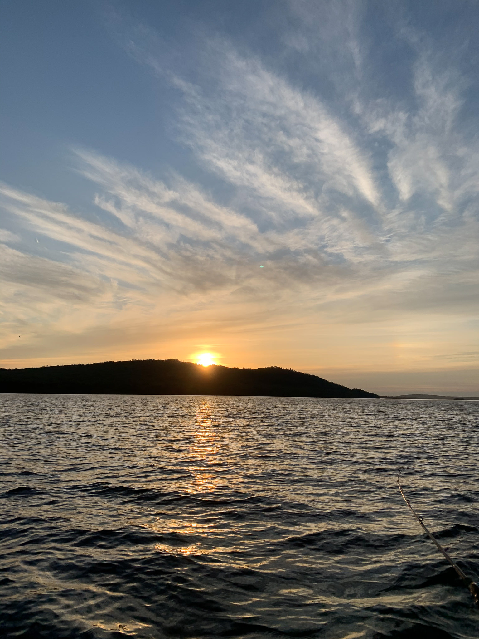 Sunset over Caribou Lake