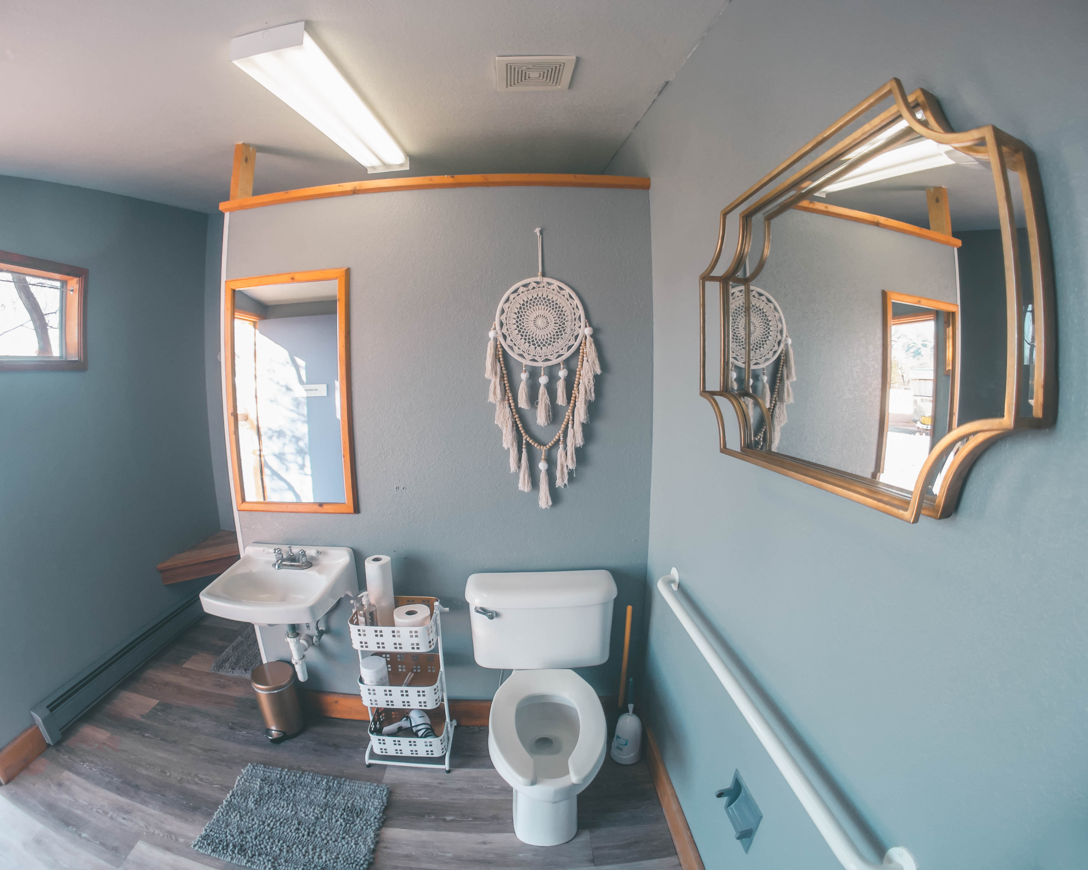 One of the two shared bathrooms that you have access to