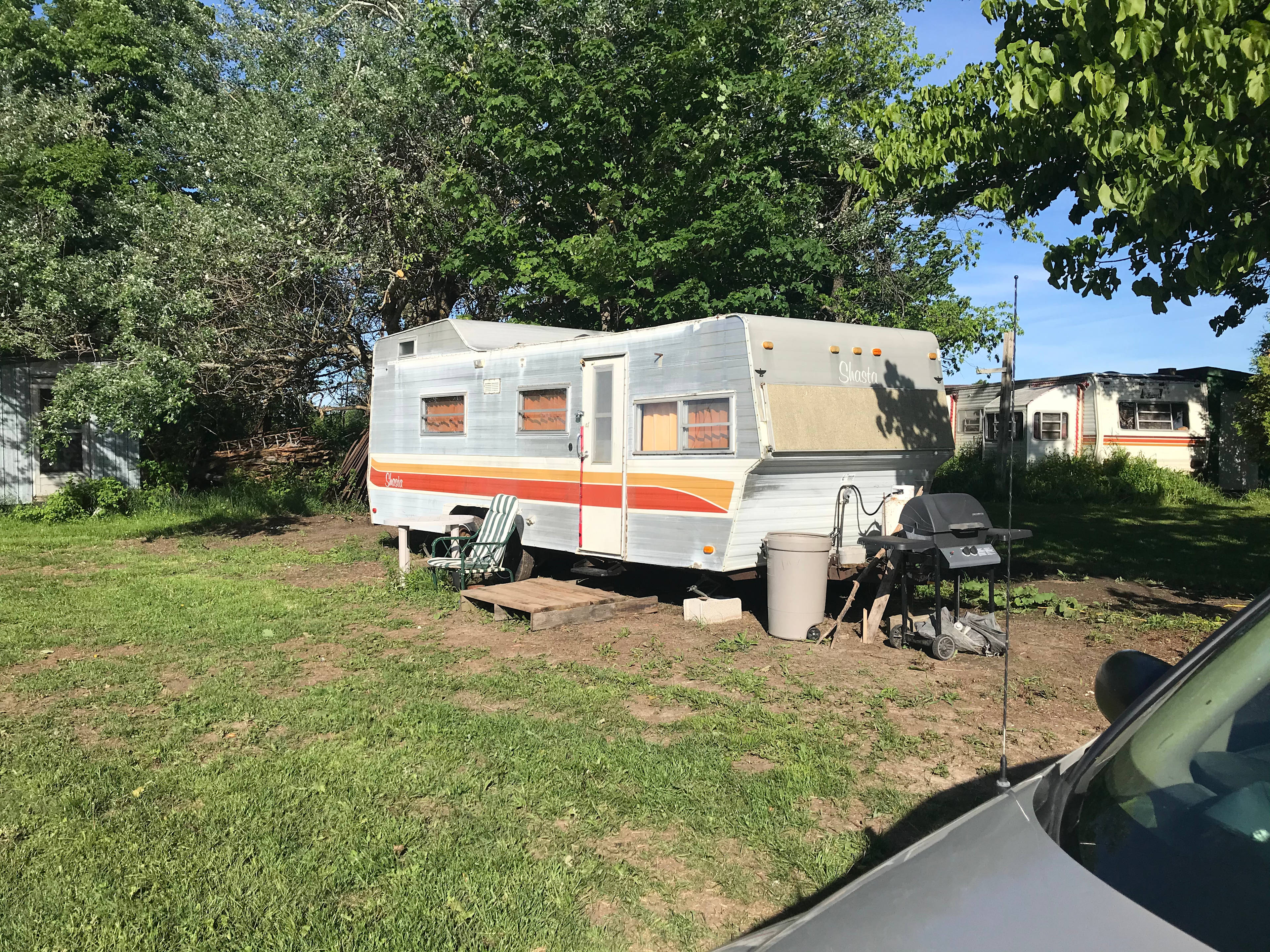 Farm Camping by Pond Melancthon, ON