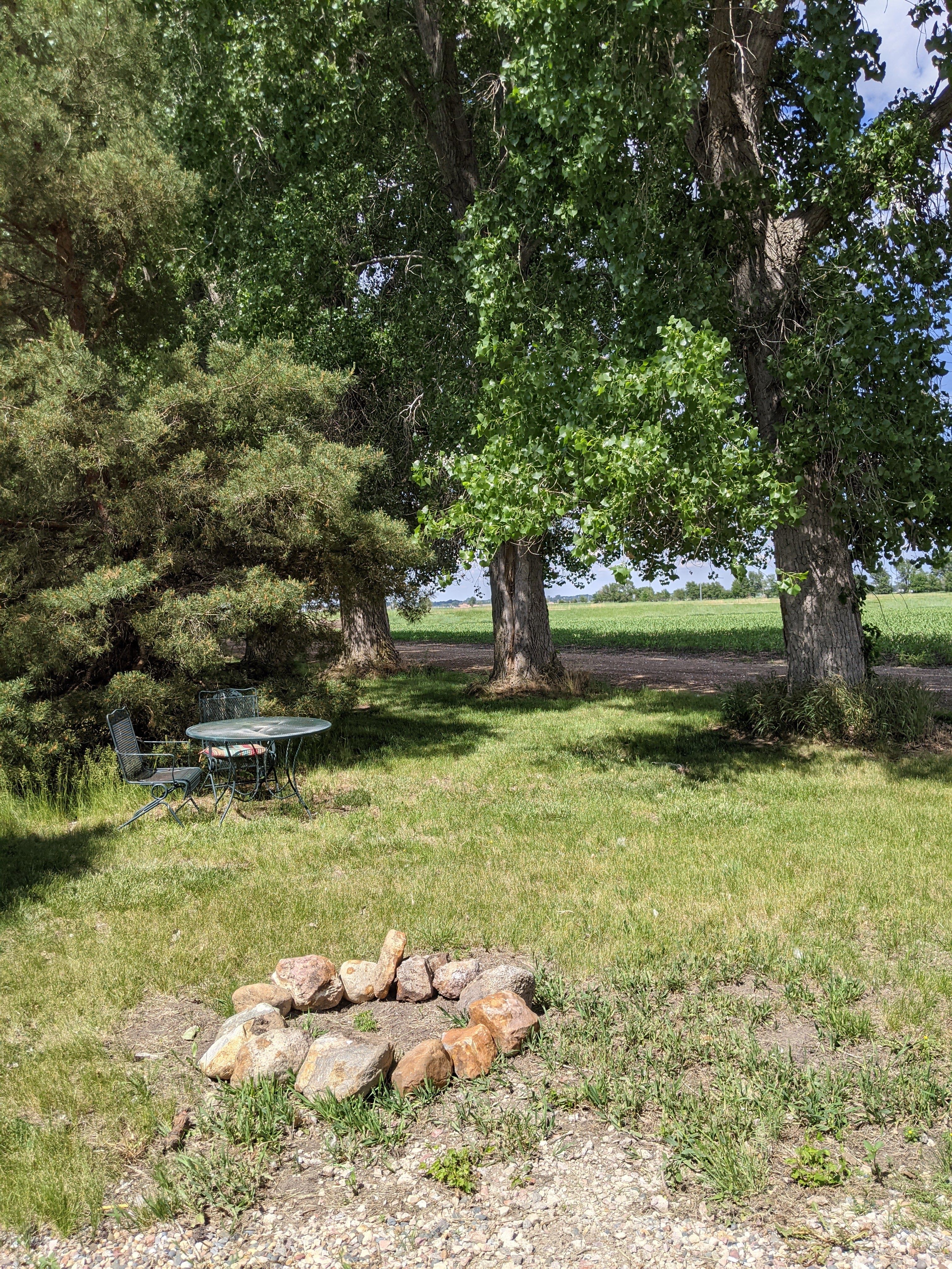 Camp area for tent campers