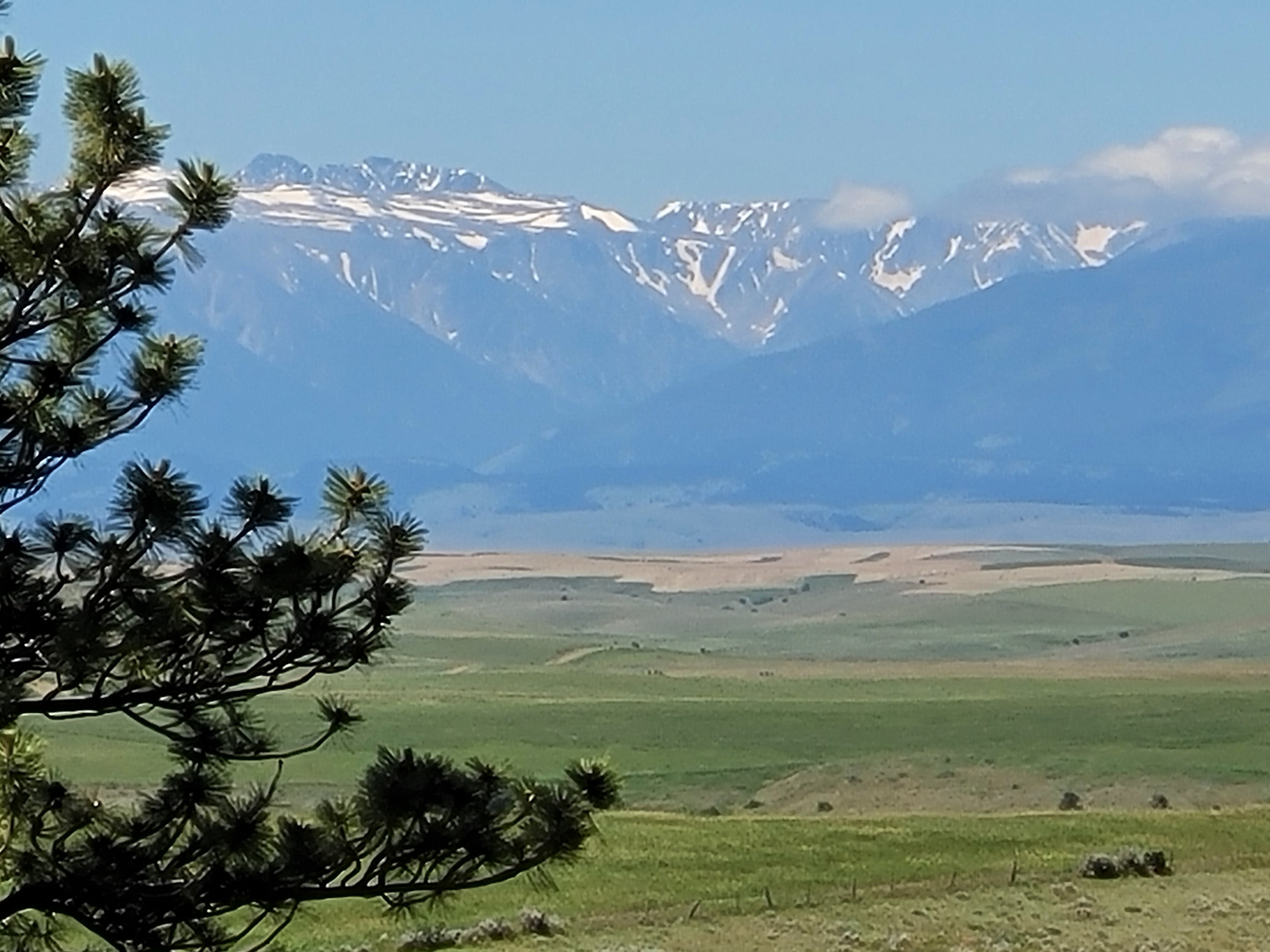 Taken June 21, 2021, just after a day of snow in the mountains.
