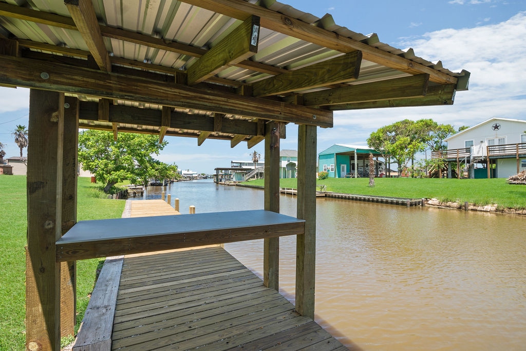 Canal Front with Fishing Pier
