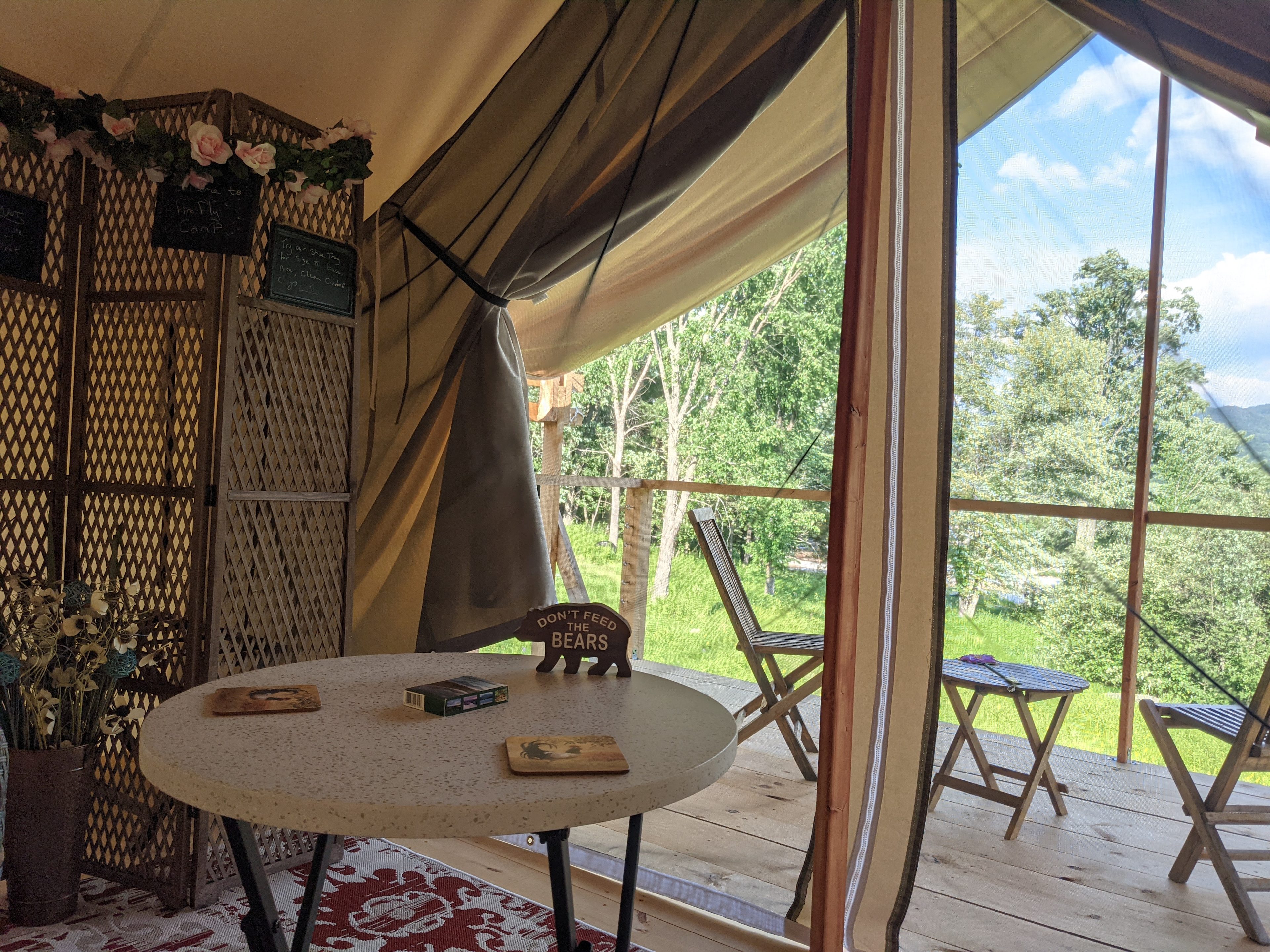 Jay Covered Bridge Glamping Tent