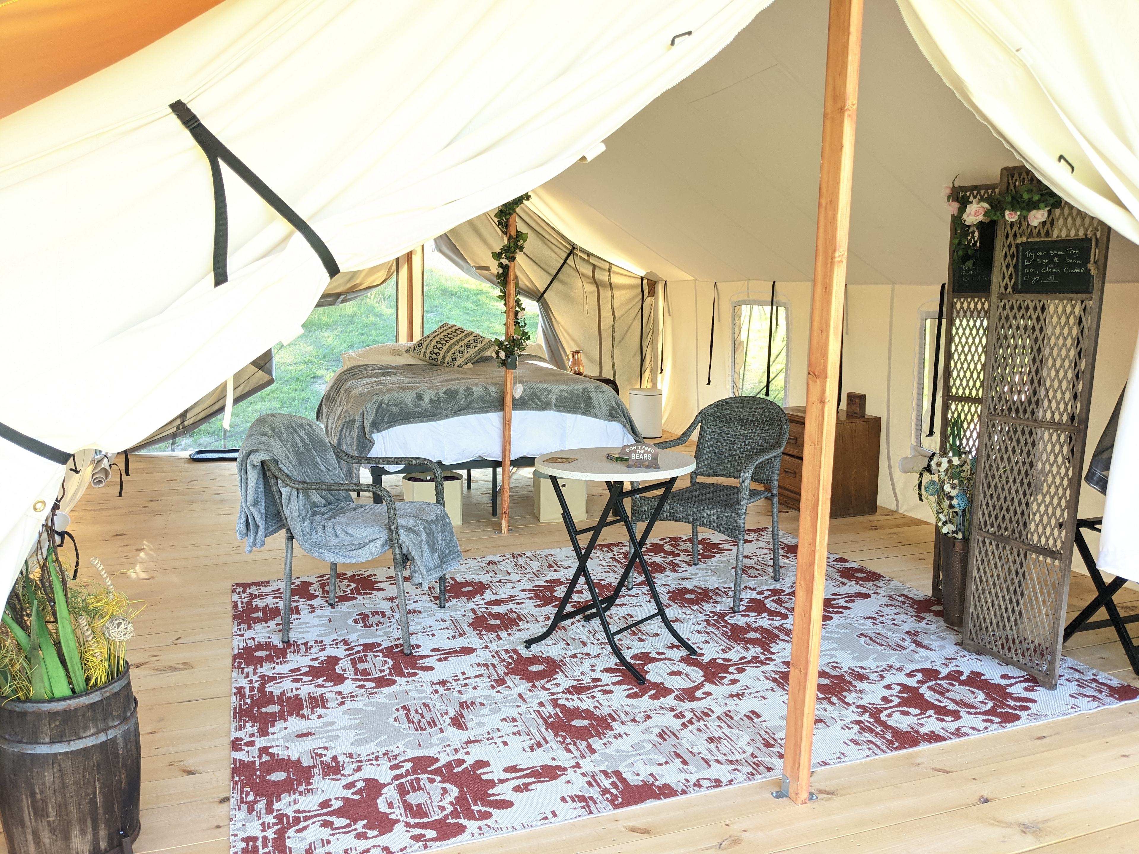 Jay Covered Bridge Glamping Tent