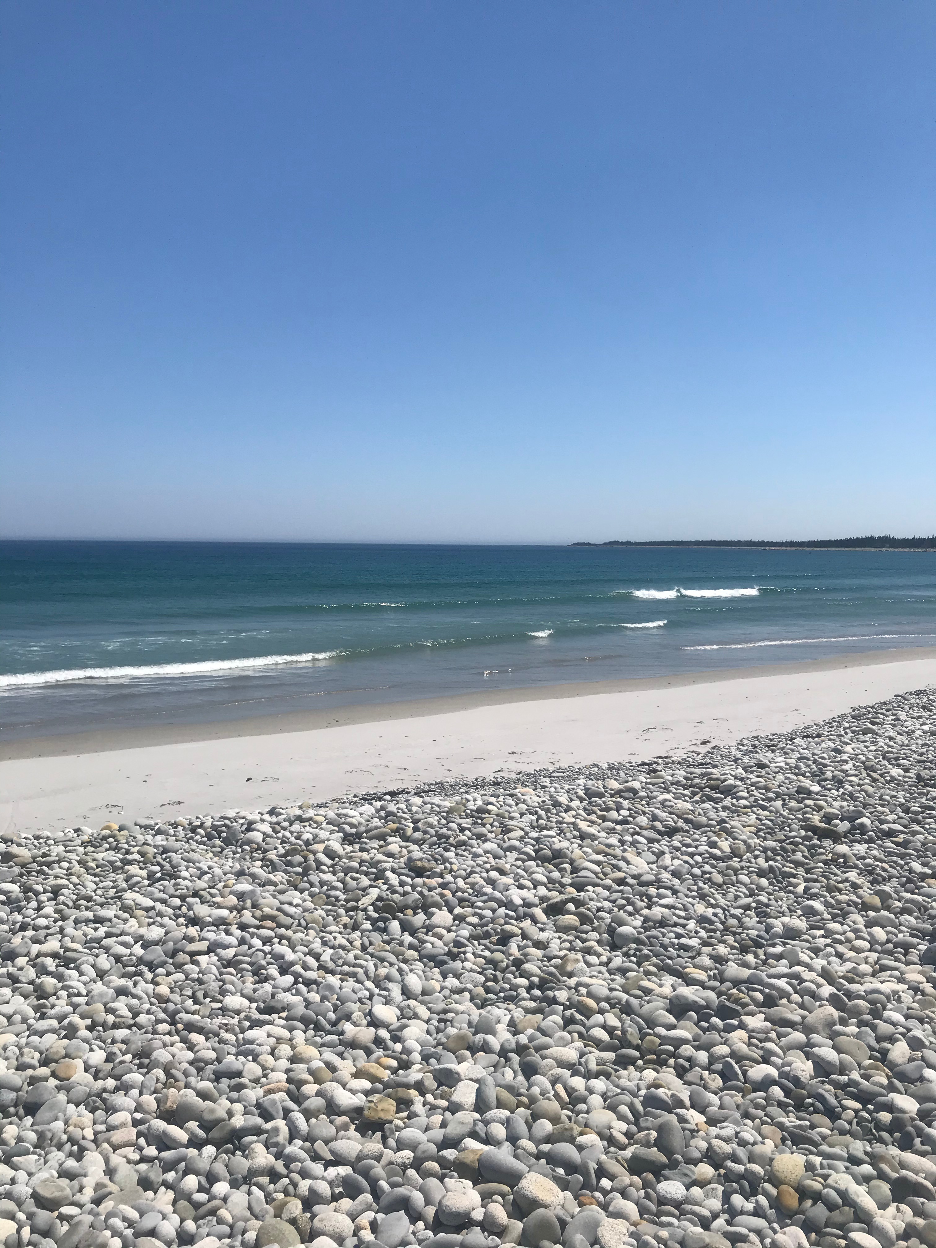 Beautiful white sand beach minutes away. 