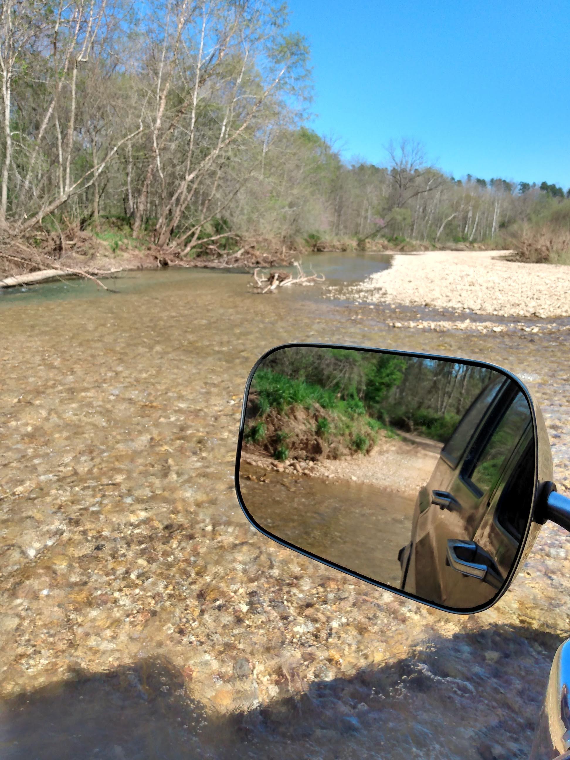 Crossing the creek taking the long way to Clearwater Lake.