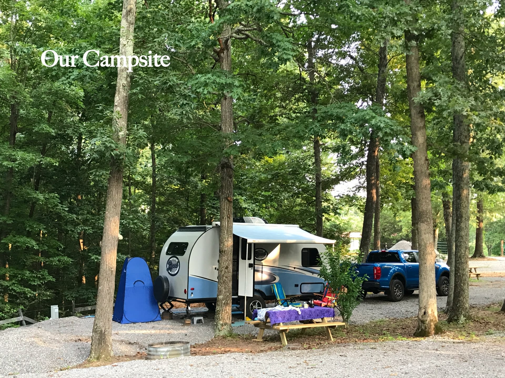 Our full hookup campsite