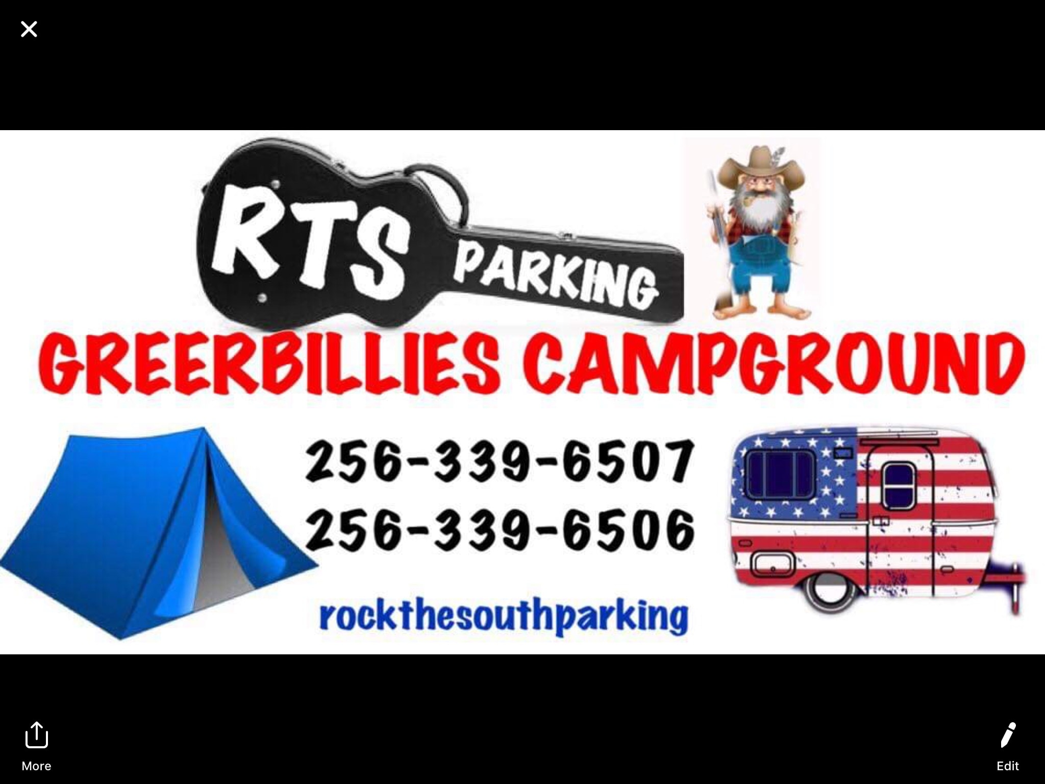 Rock the South Camping