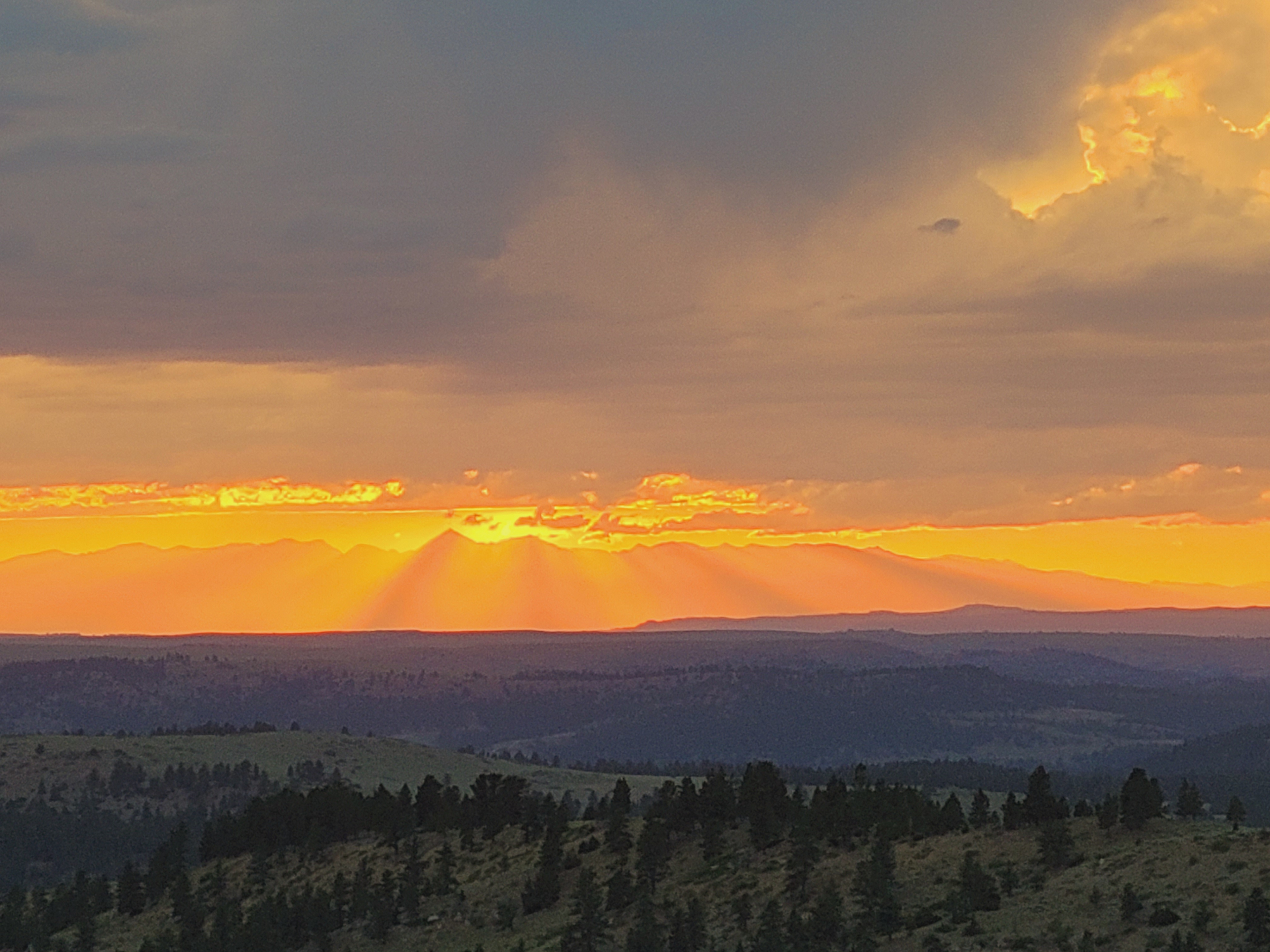 June 2021 sunset