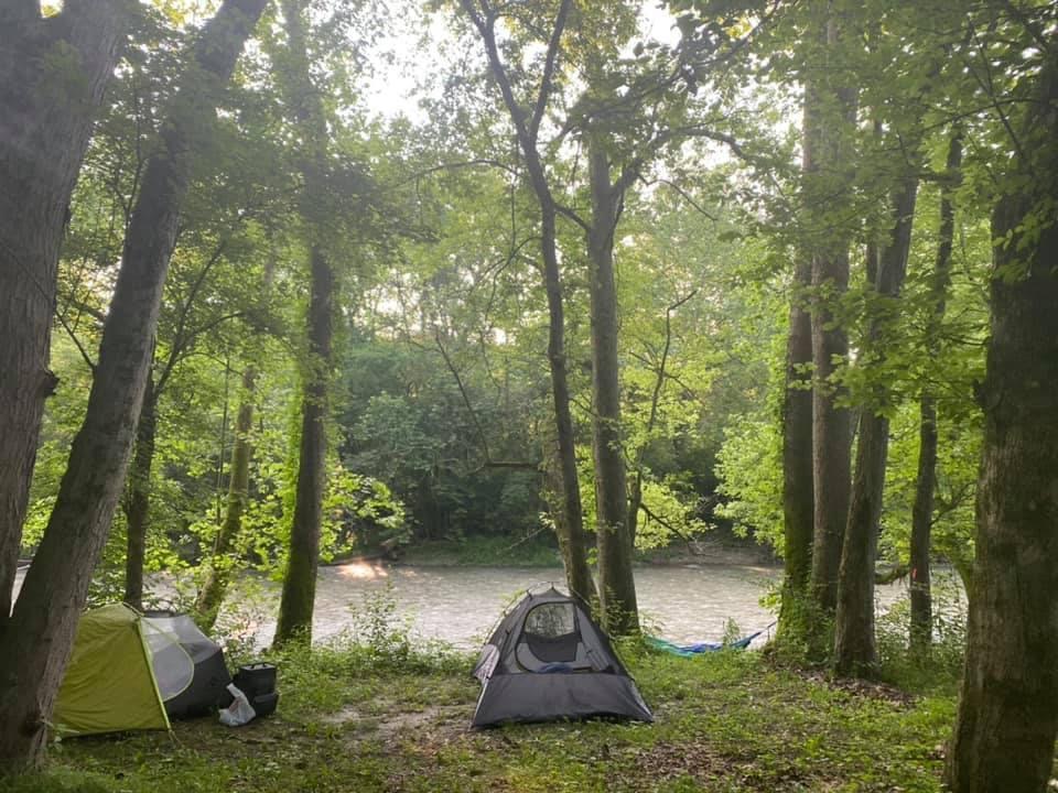 riverside camping and field drive in camping available